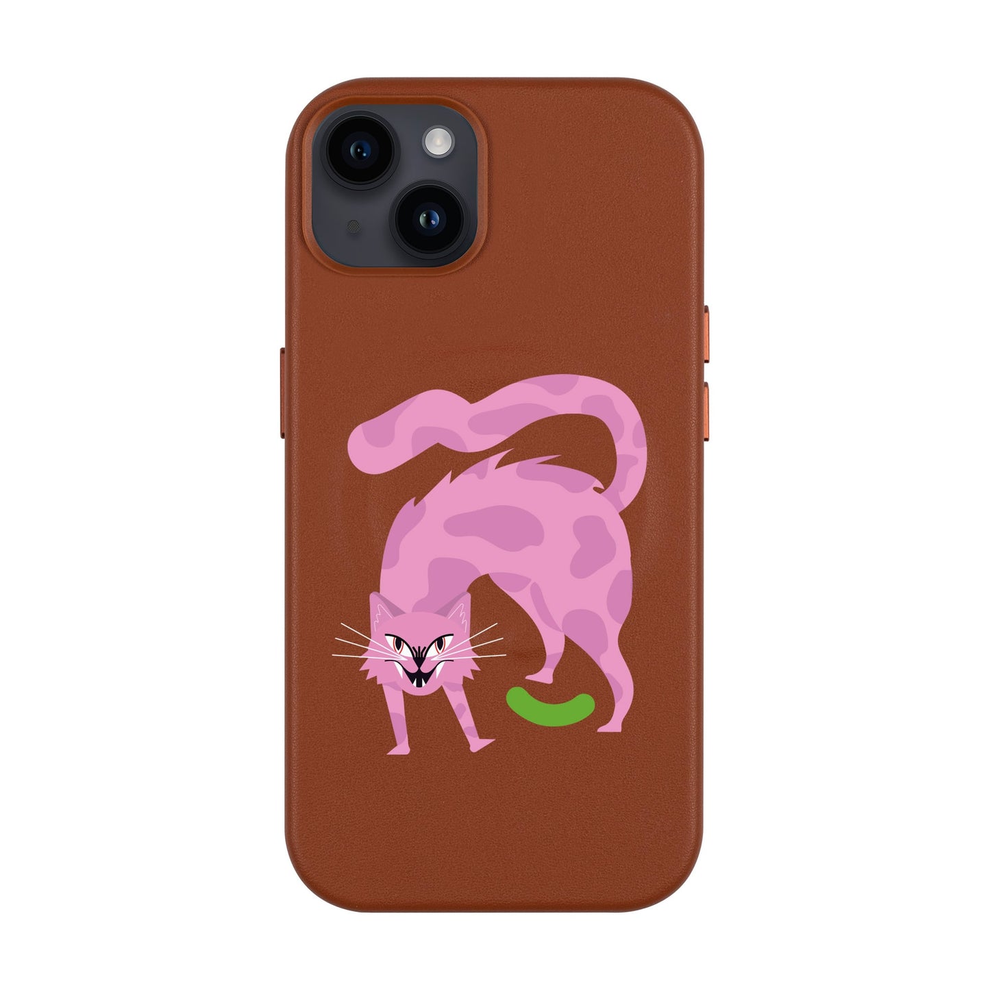 GRUMBLEPAWS-iPhone 14 Plus Leather Kılıf MagSafe Özellikli