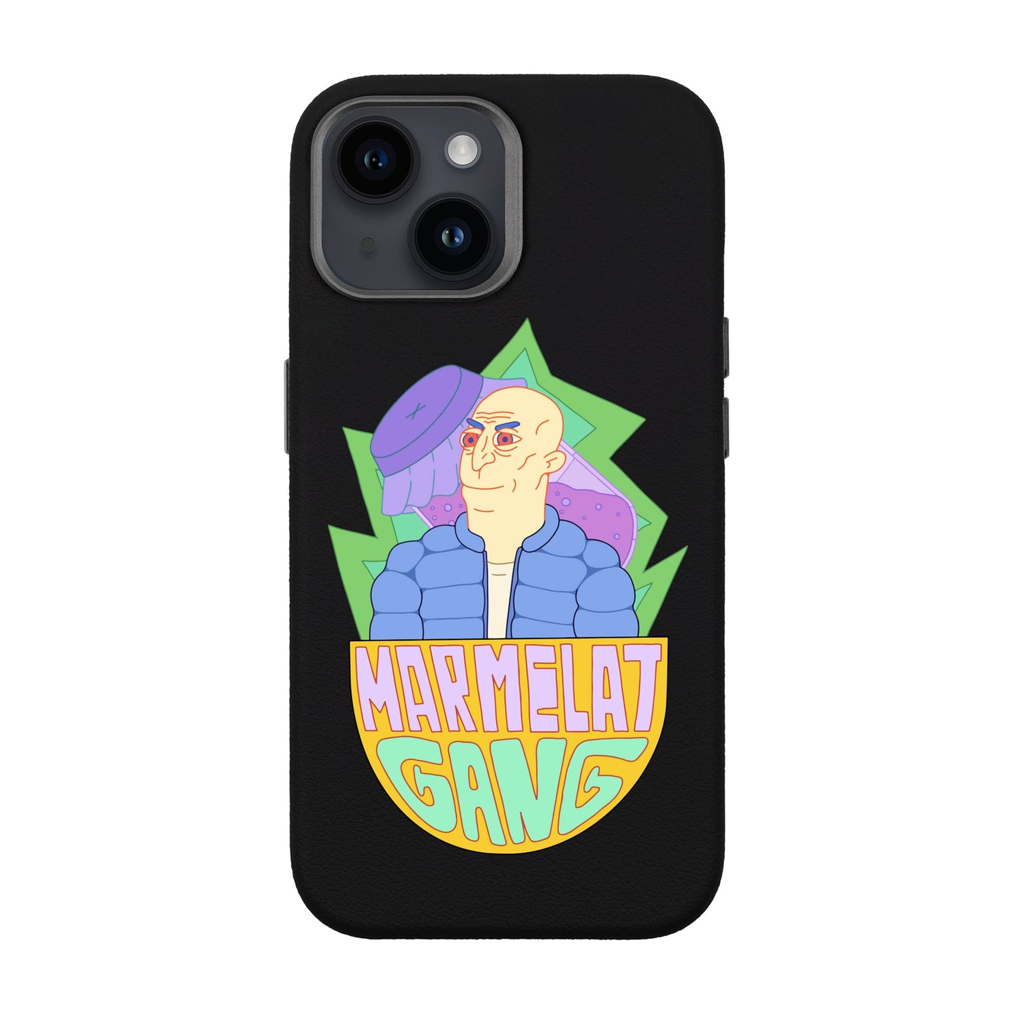 MARMELAT GANG-iPhone 13 Leather Premium Kılıf MagSafe Özellikli