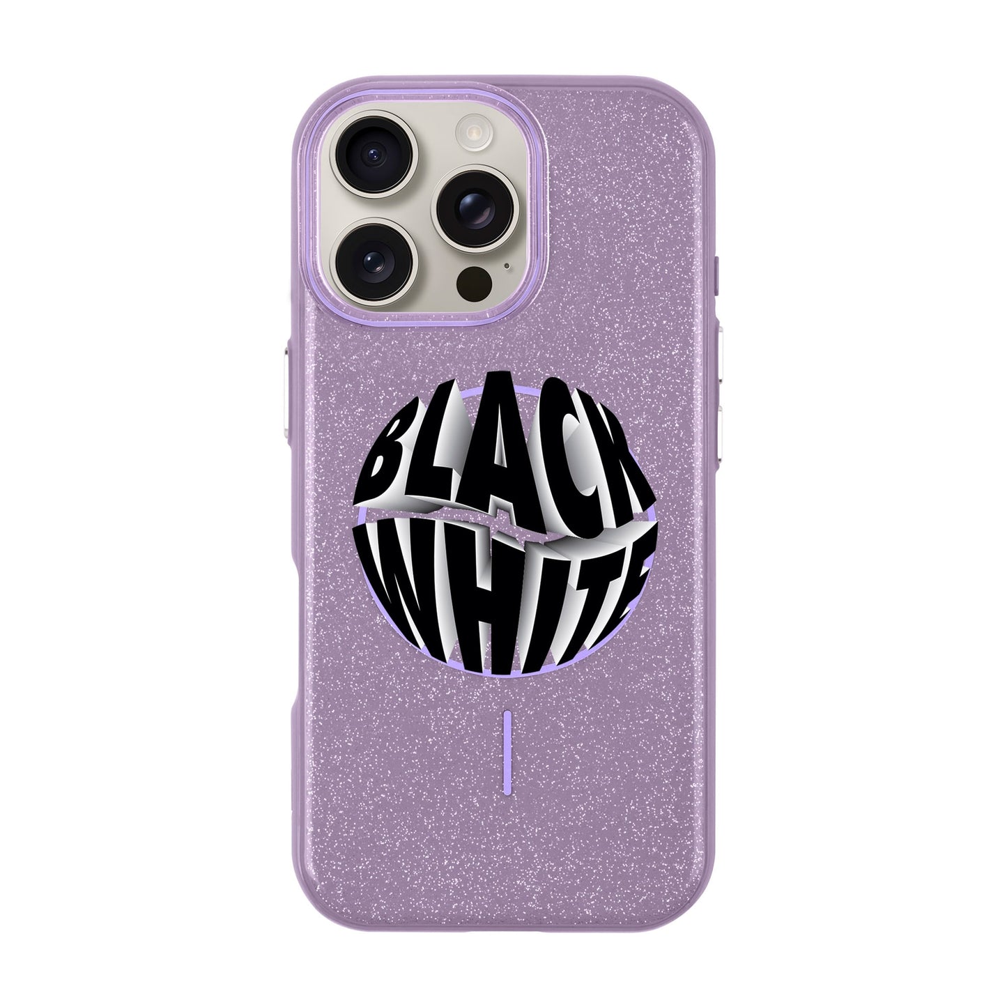 BLACK WHITE-iPhone 16 Pro Max Radiant Kılıf MagSafe Özellikli