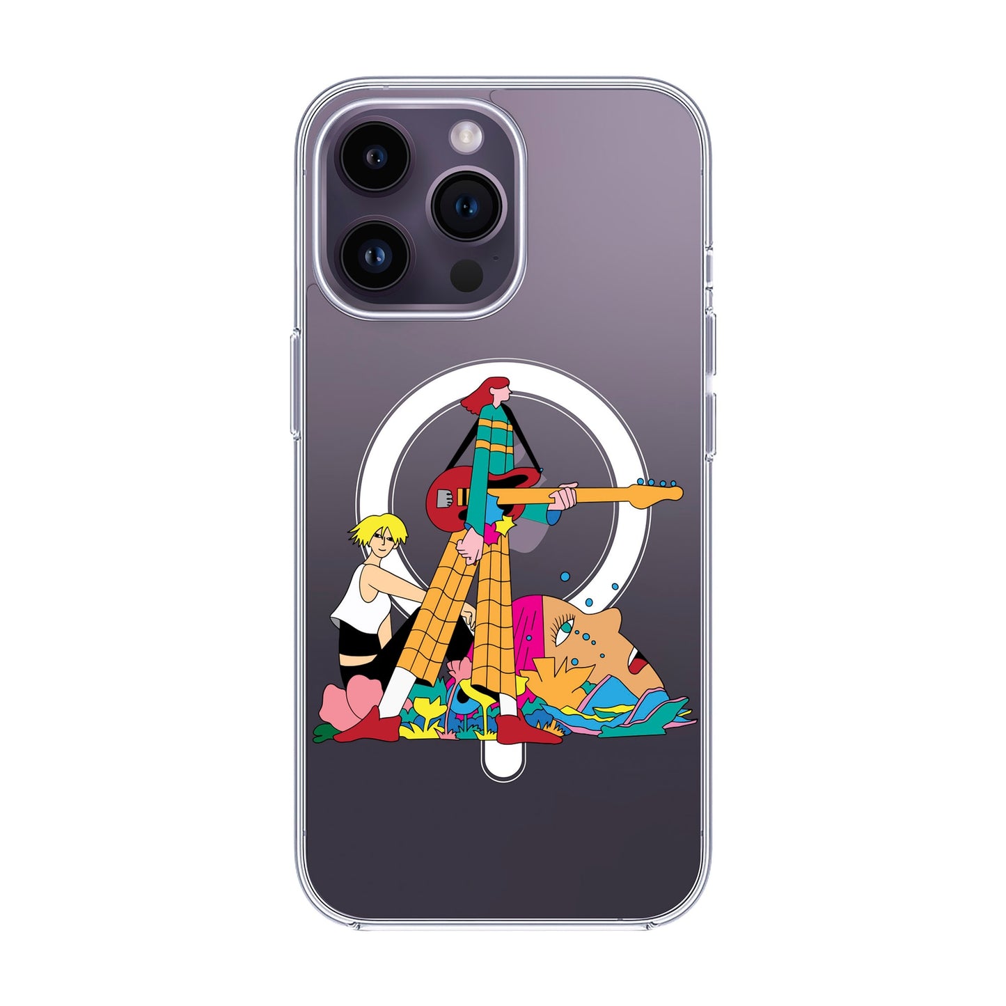 HER BAND-iPhone 14 Pro Max Solid Kılıf MagSafe Özellikli