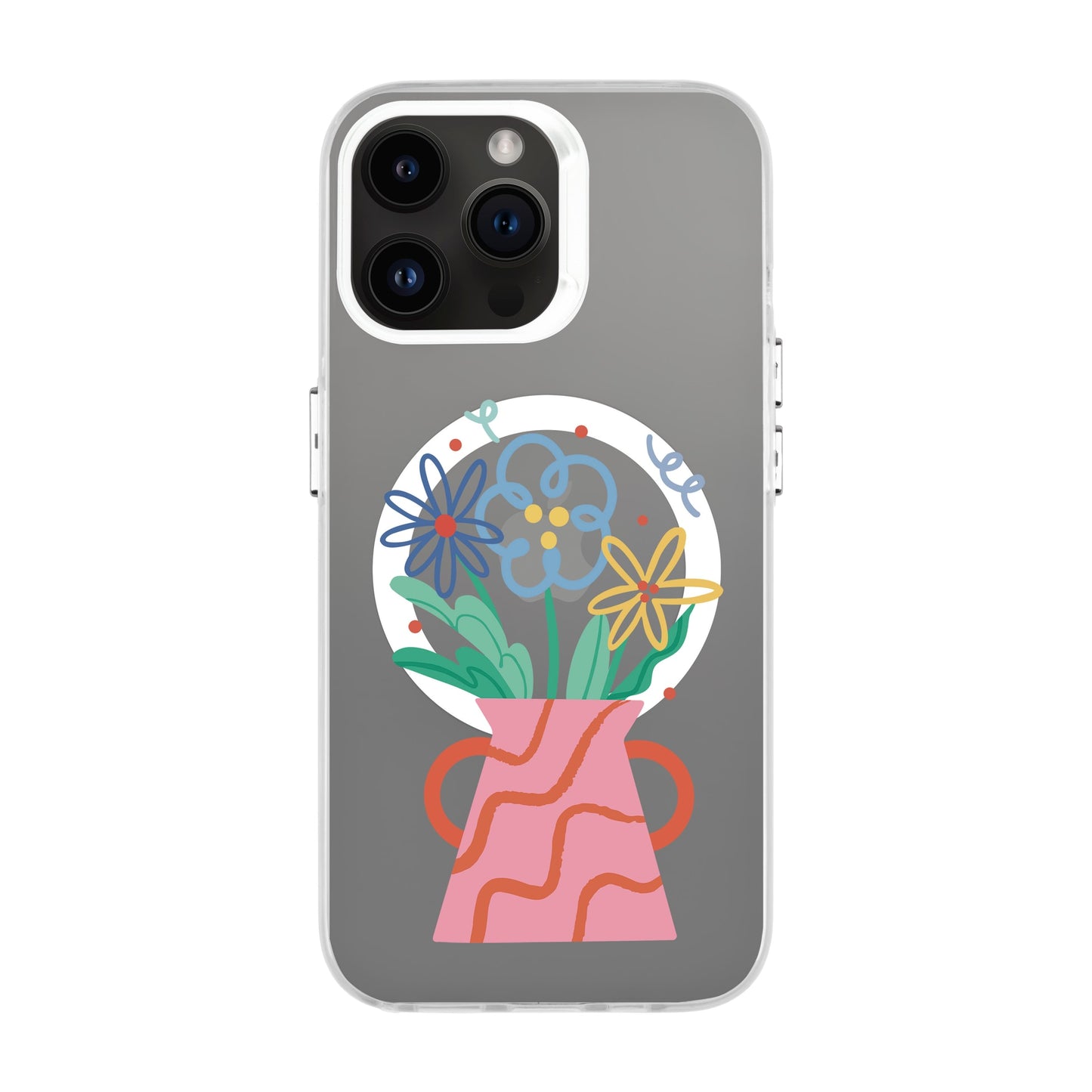 PINK VASE-iPhone 14 Pro Max Hold Kılıf MagSafe Özellikli