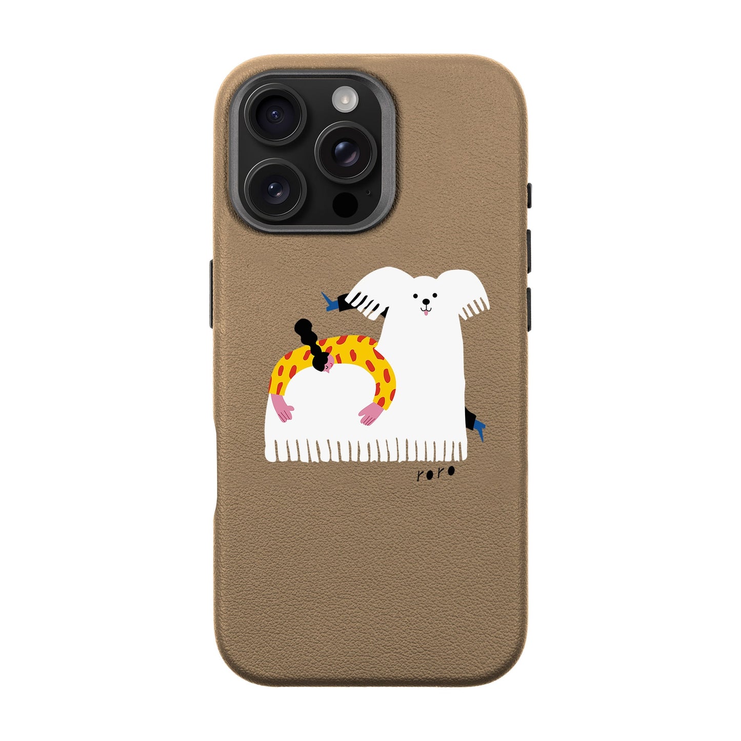 FANCY DOG-iPhone 16 Pro Max Leather Premium Kılıf MagSafe Özellikli
