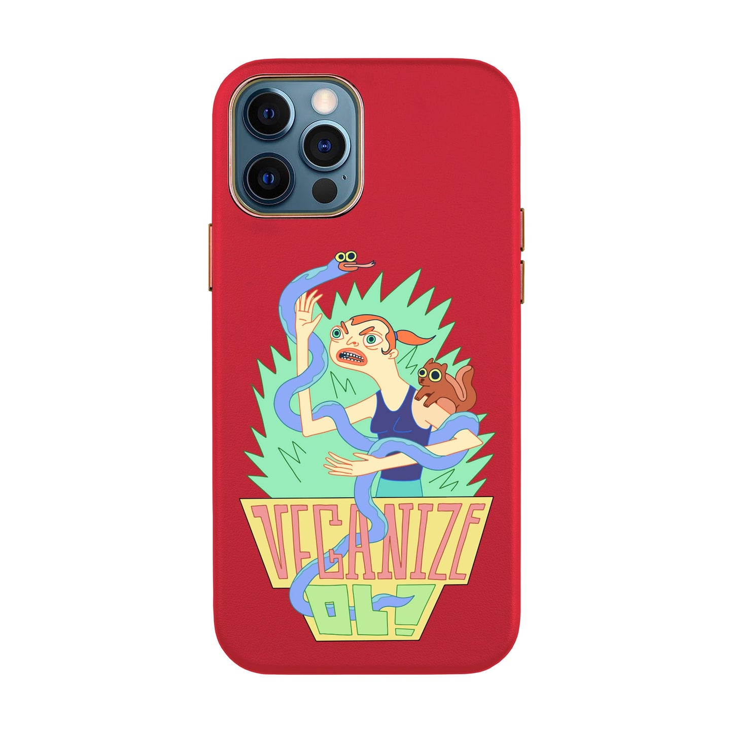 VEGANİZE-iPhone 11 Pro Max Leather Kılıf