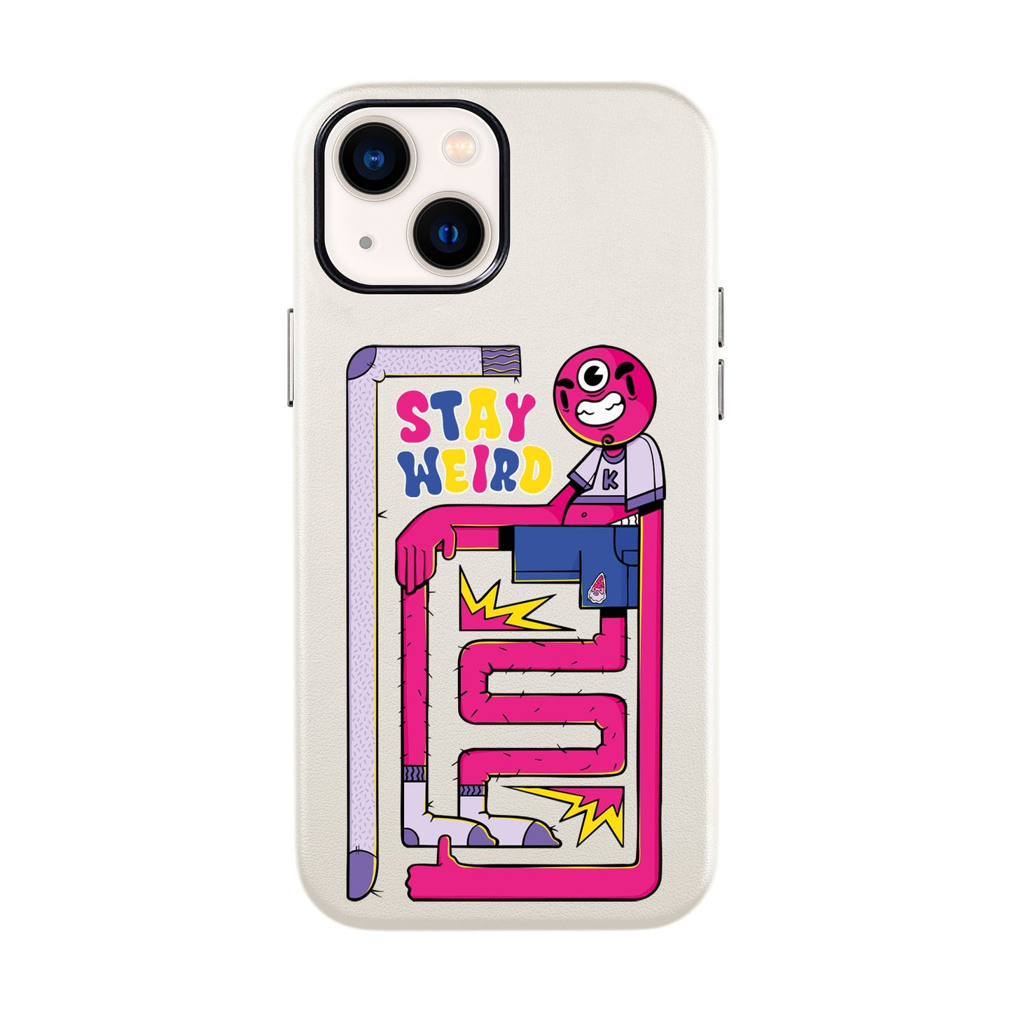 OG TOOTHY-iPhone 13 Mini Leather Kılıf