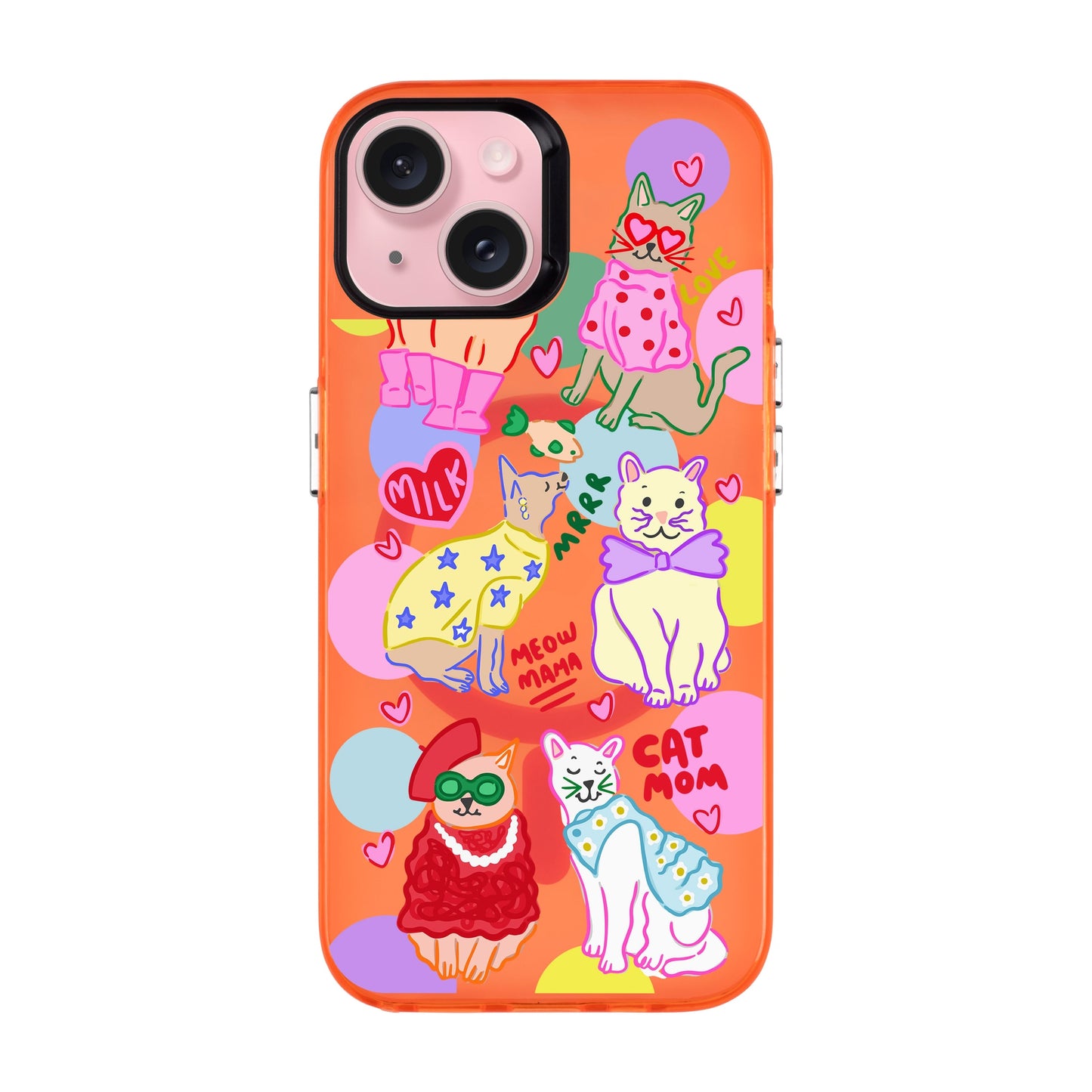 CAT MOM-iPhone 15 Hold Kılıf MagSafe Özellikli