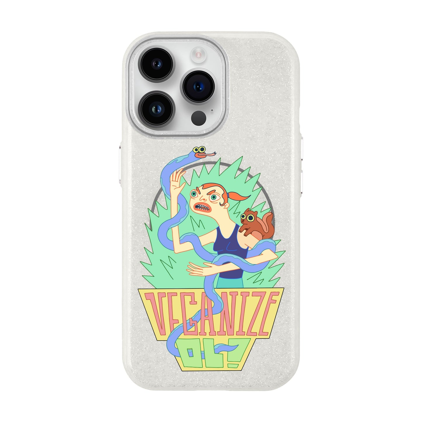 VEGANİZE-iPhone 14 Pro Max Radiant Kılıf MagSafe Özellikli