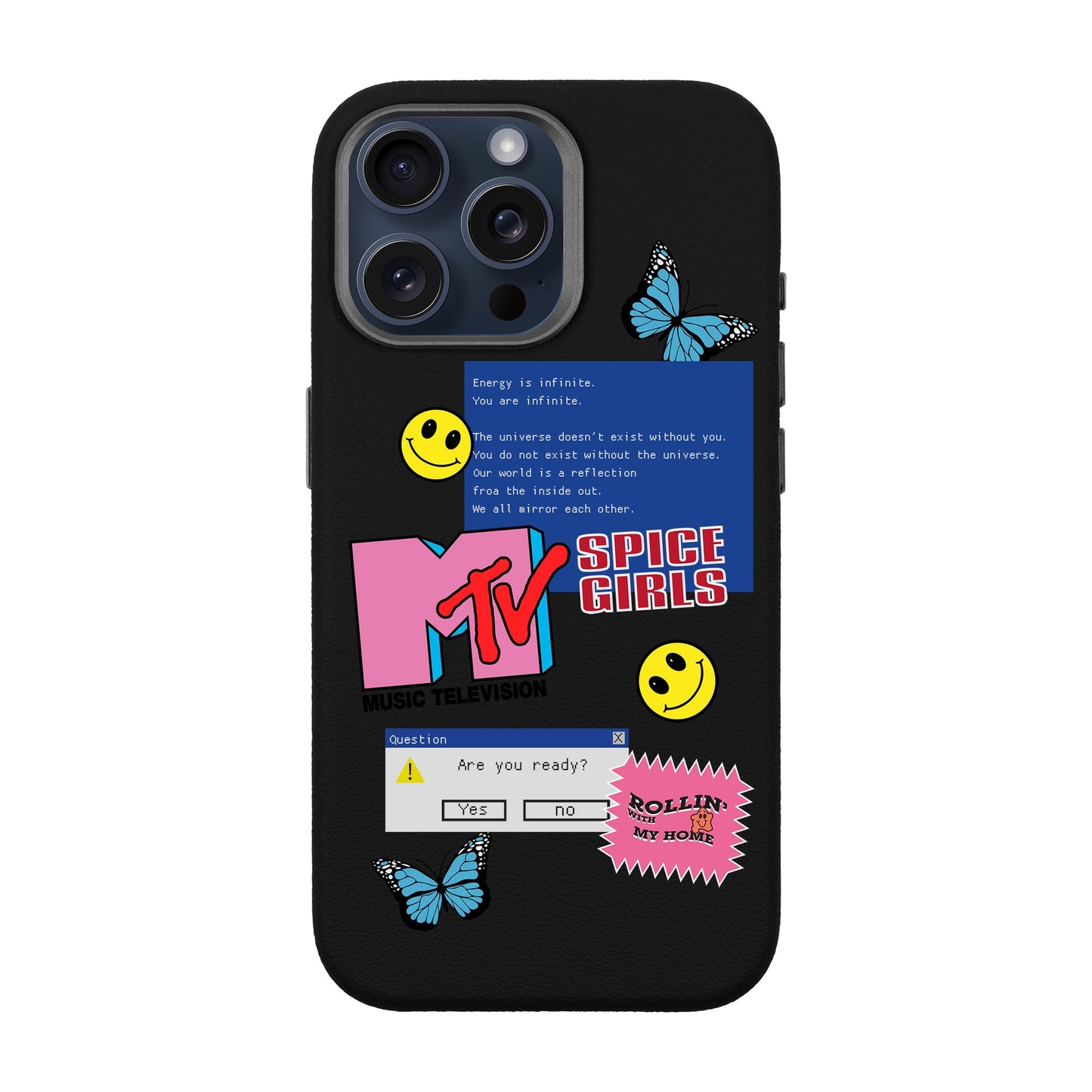 ARE YOU READY-iPhone 15 Pro Max Leather Premium Kılıf MagSafe Özellikli
