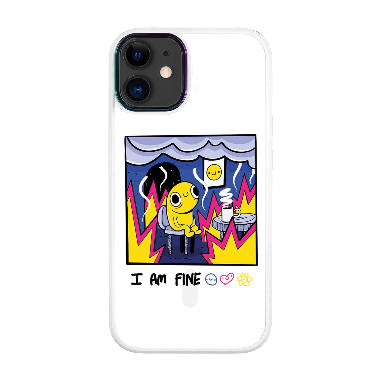 I AM FINE-iPhone 12 Vigor Kılıf MagSafe Özellikli