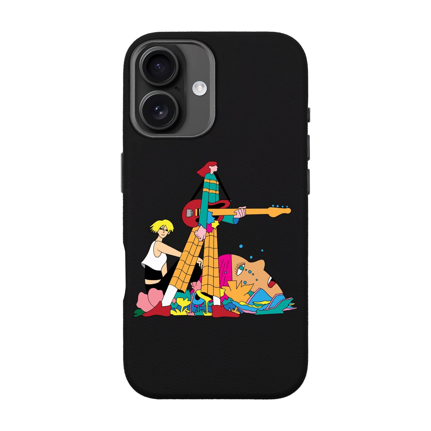 HER BAND-iPhone 16 Leather Premium Kılıf MagSafe Özellikli