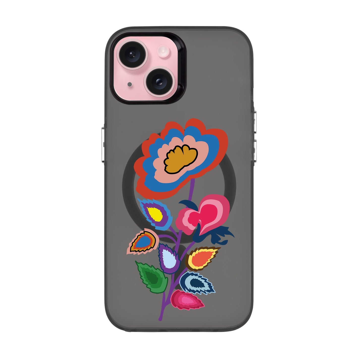KNITTED FLOWER-iPhone 15 Hold Kılıf MagSafe Özellikli