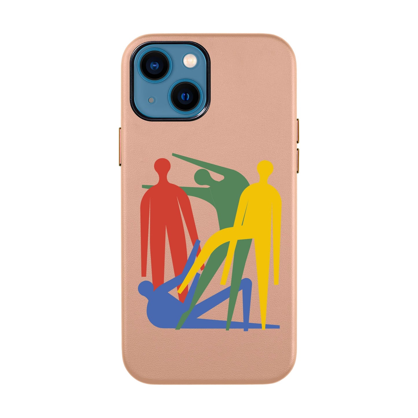 MANBOS-iPhone 14 Leather Kılıf