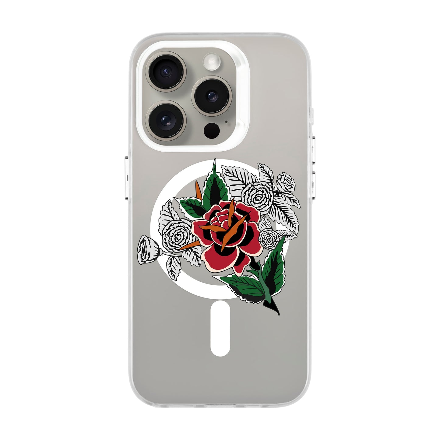 DRY ROSE-iPhone 15 Pro Hold Kılıf MagSafe Özellikli