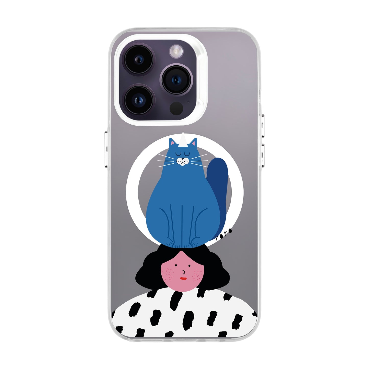 NAUGHTY CAT-iPhone 14 Pro Hold Kılıf MagSafe Özellikli