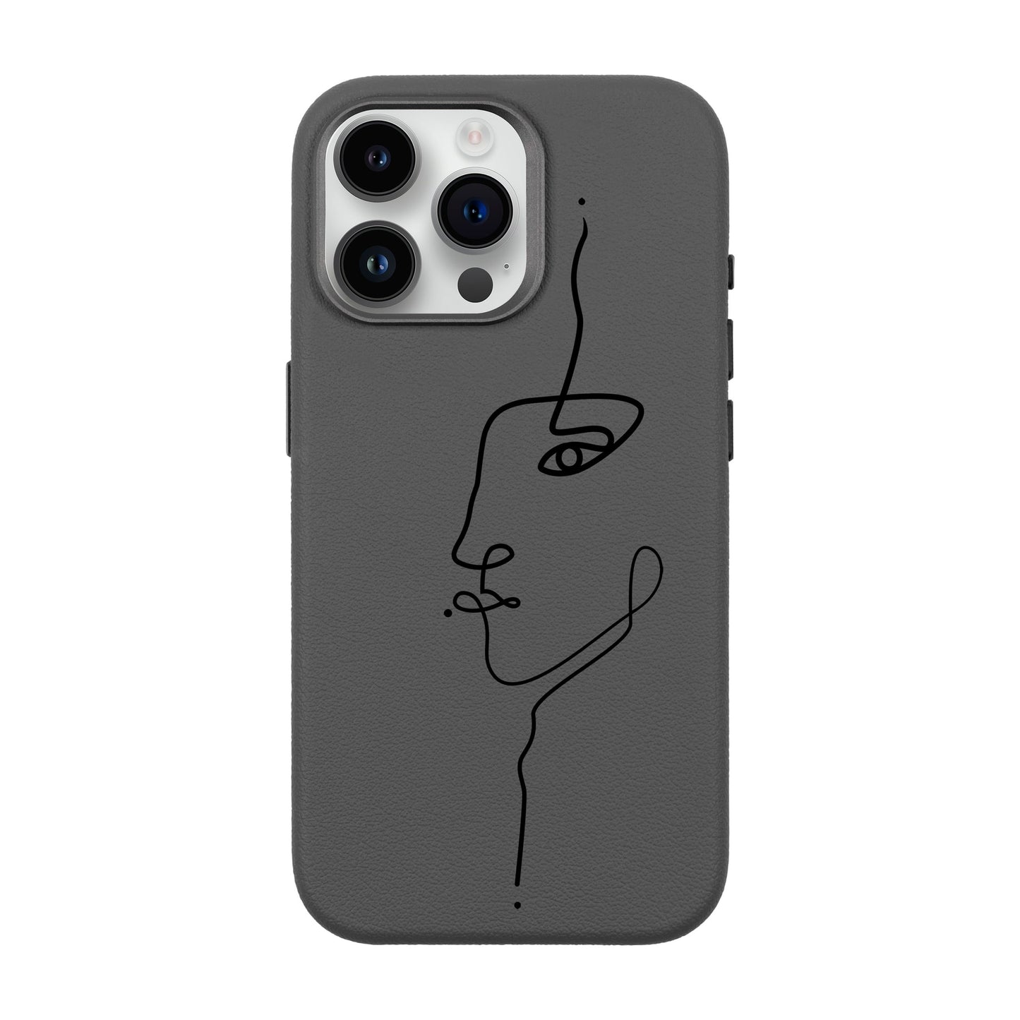 FACE-iPhone 14 Pro Max Leather Premium Kılıf MagSafe Özellikli