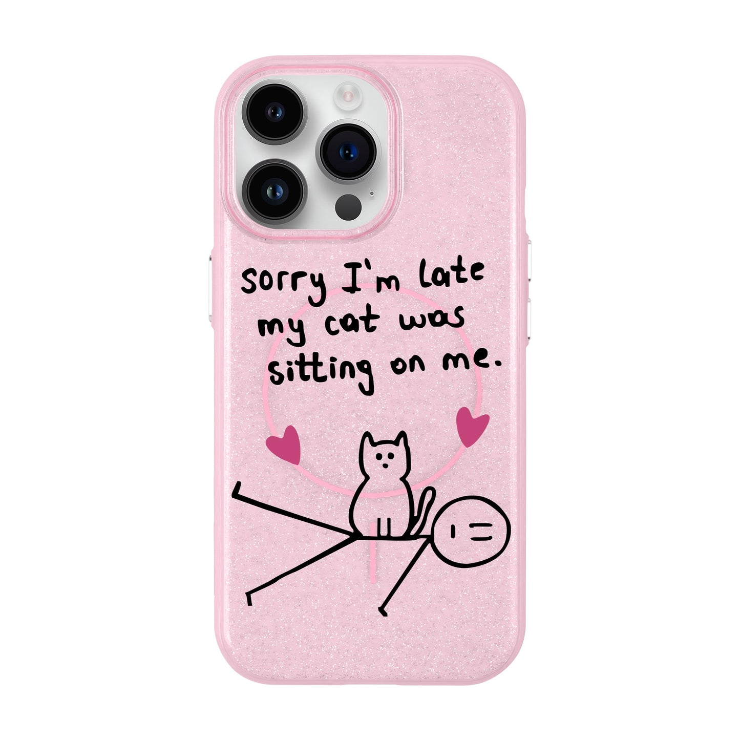 SORRY I'M LATE-iPhone 14 Pro Max Radiant Kılıf MagSafe Özellikli