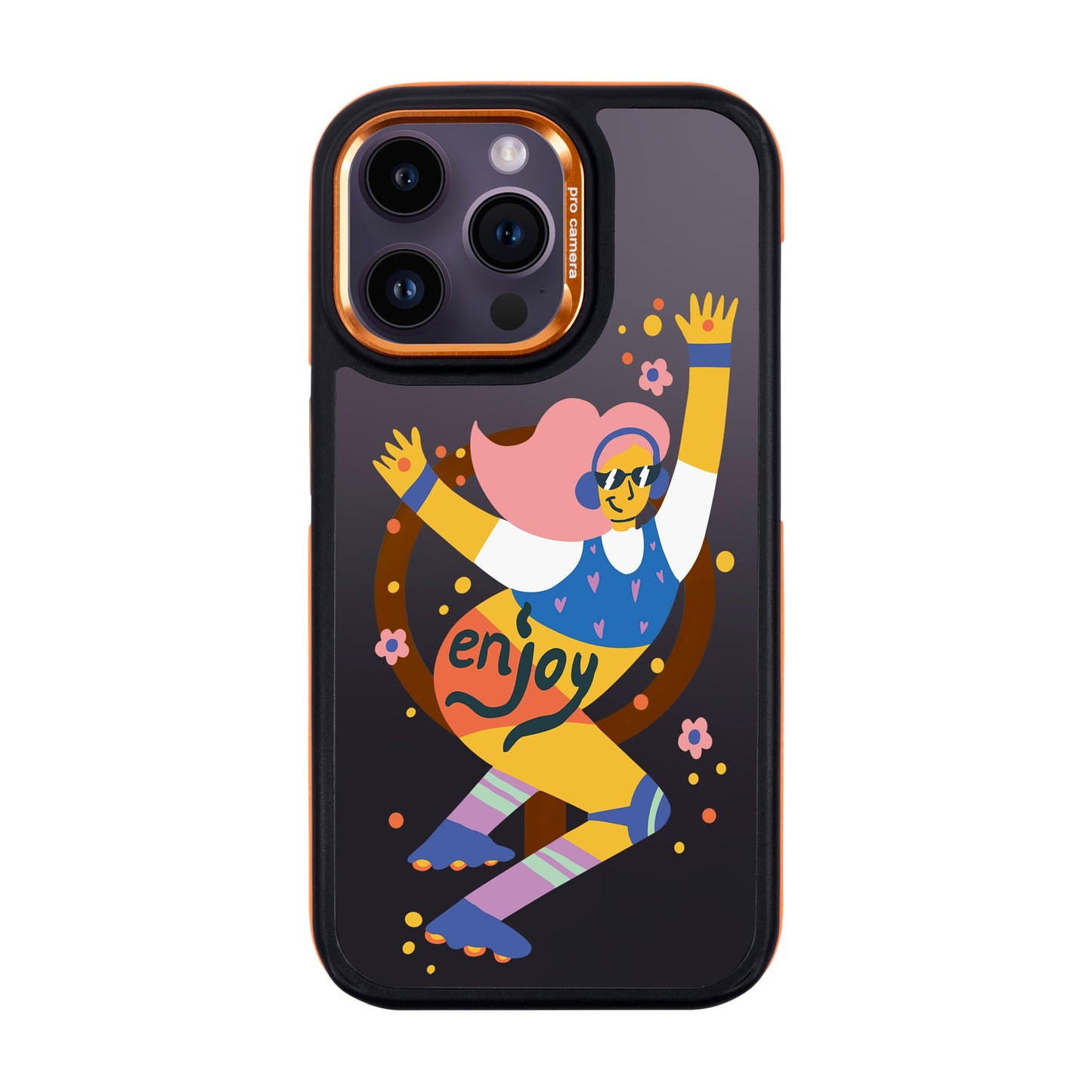 ENJOY-iPhone 14 Pro Max Dark Kılıf MagSafe Özellikli
