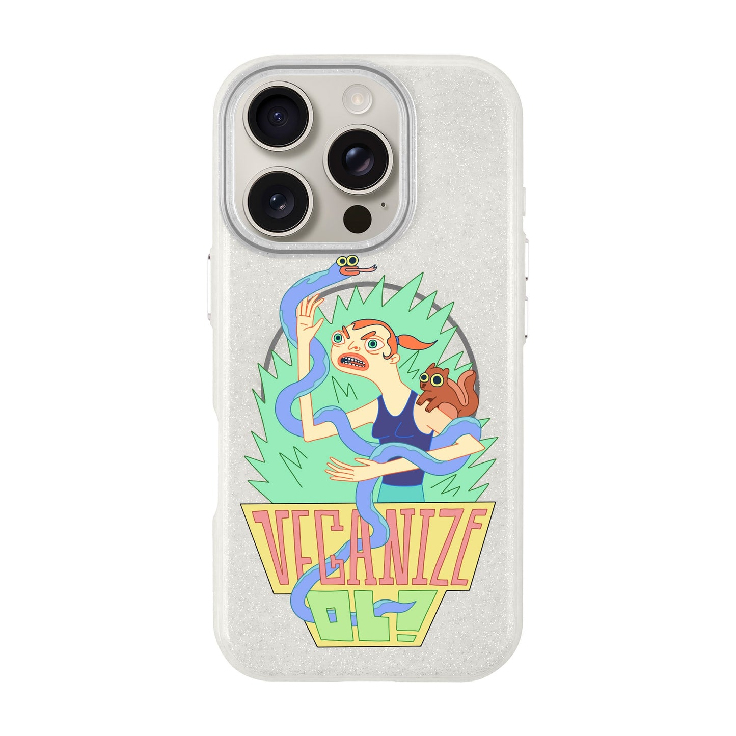 VEGANİZE-iPhone 16 Pro Radiant Kılıf MagSafe Özellikli