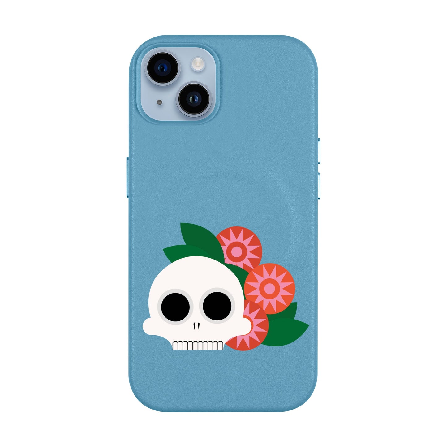 MEMENTO BLOOM-iPhone 14 Plus Leather Kılıf MagSafe Özellikli
