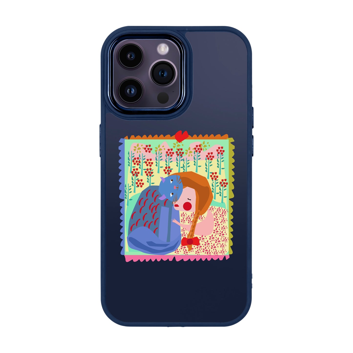 KEDİ POSTA PULU-iPhone 13 Pro Max Proof Kılıf