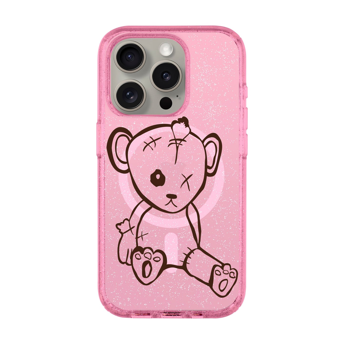 BABY BEAR-iPhone 15 Pro Shiny Kılıf MagSafe Özellikli
