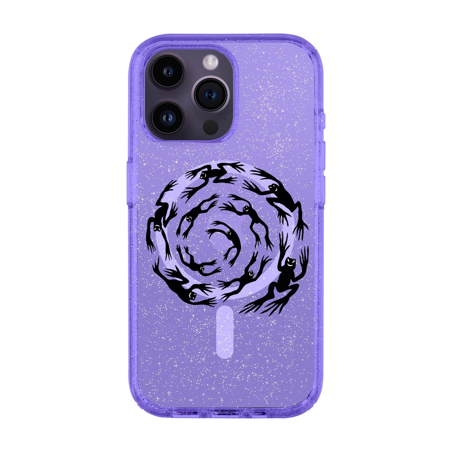 SWIRLING FROGS-iPhone 14 Pro Max Shiny Kılıf MagSafe Özellikli