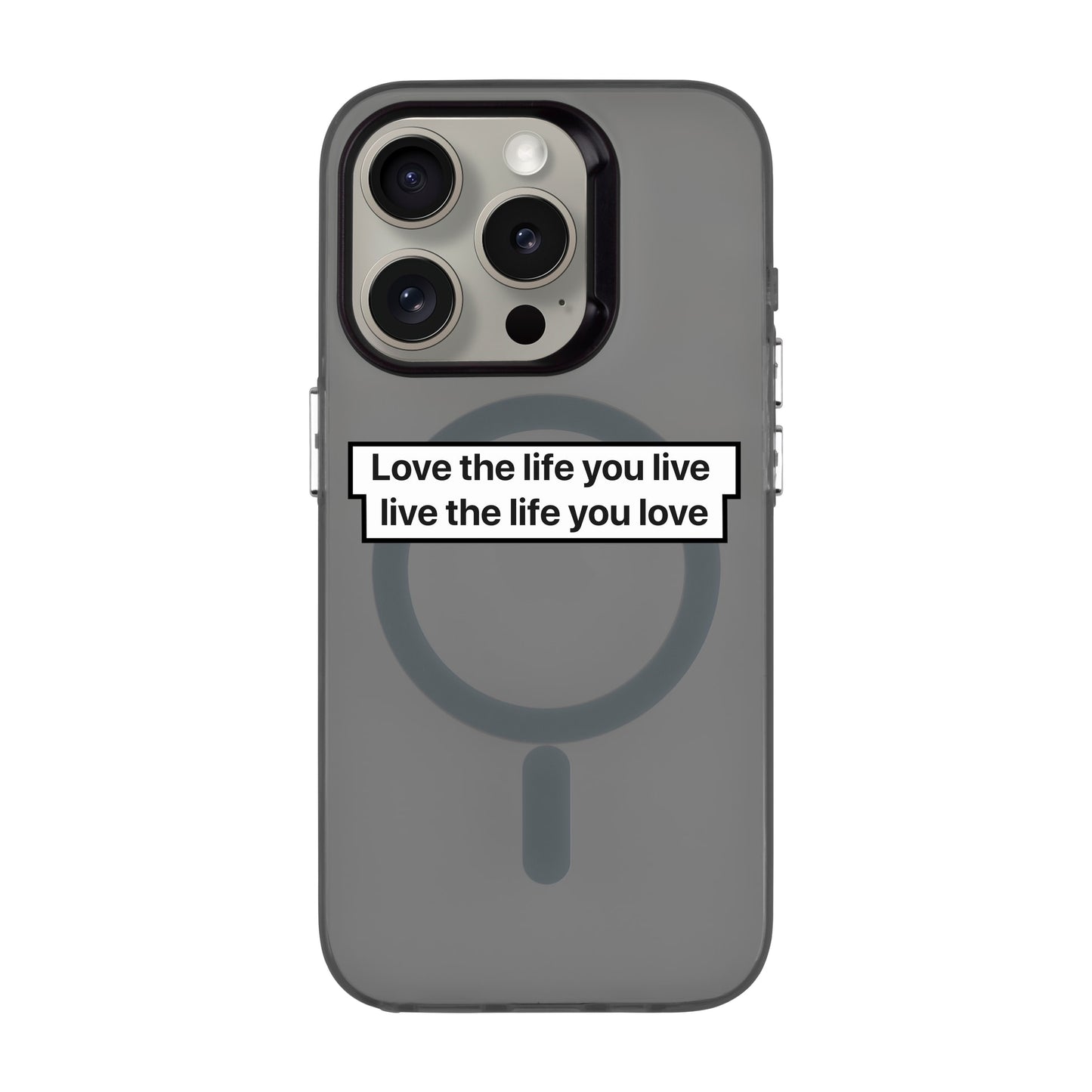 LOVE THE LIFE-iPhone 15 Pro Hold Kılıf MagSafe Özellikli