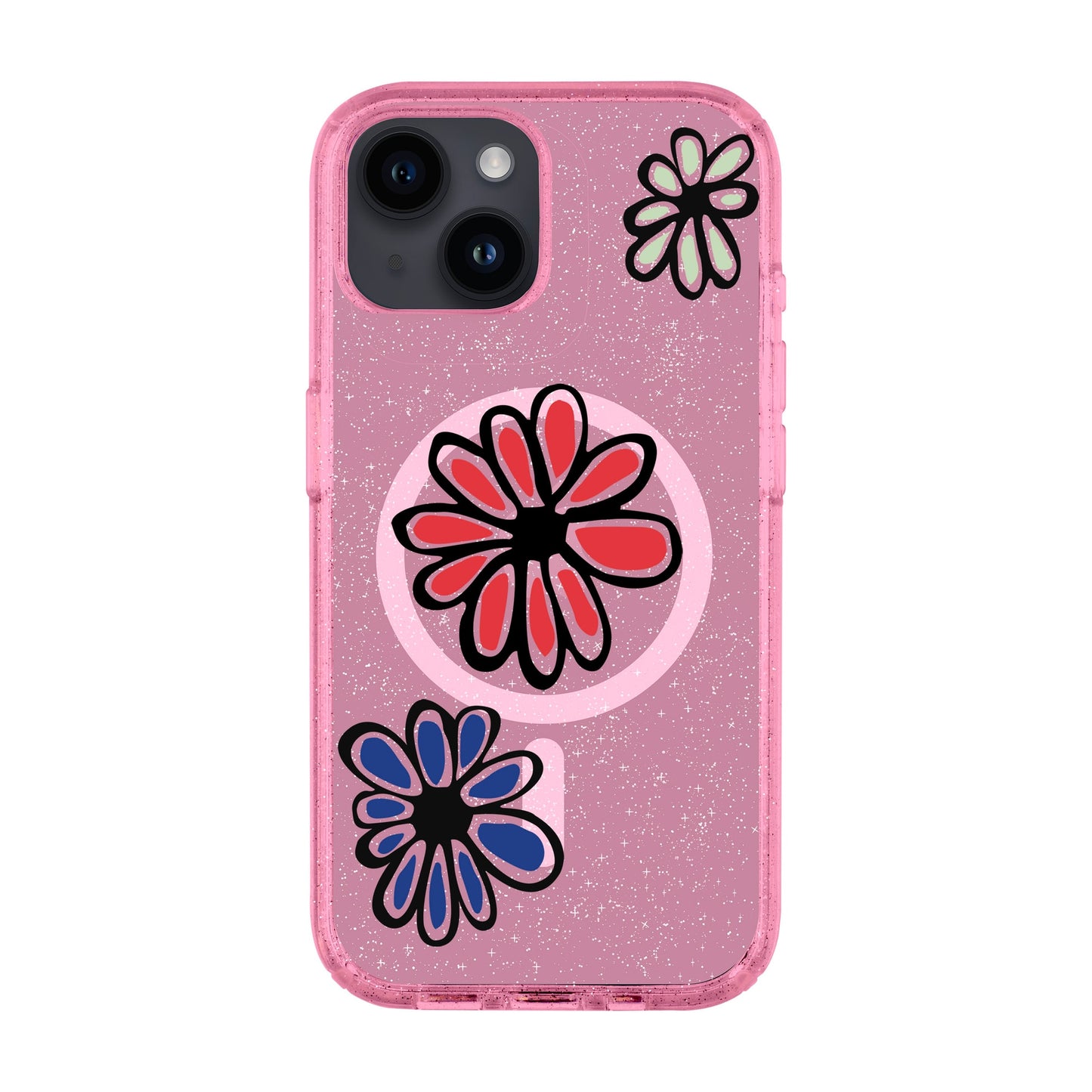 FLORIST-iPhone 14 Shiny Kılıf MagSafe Özellikli