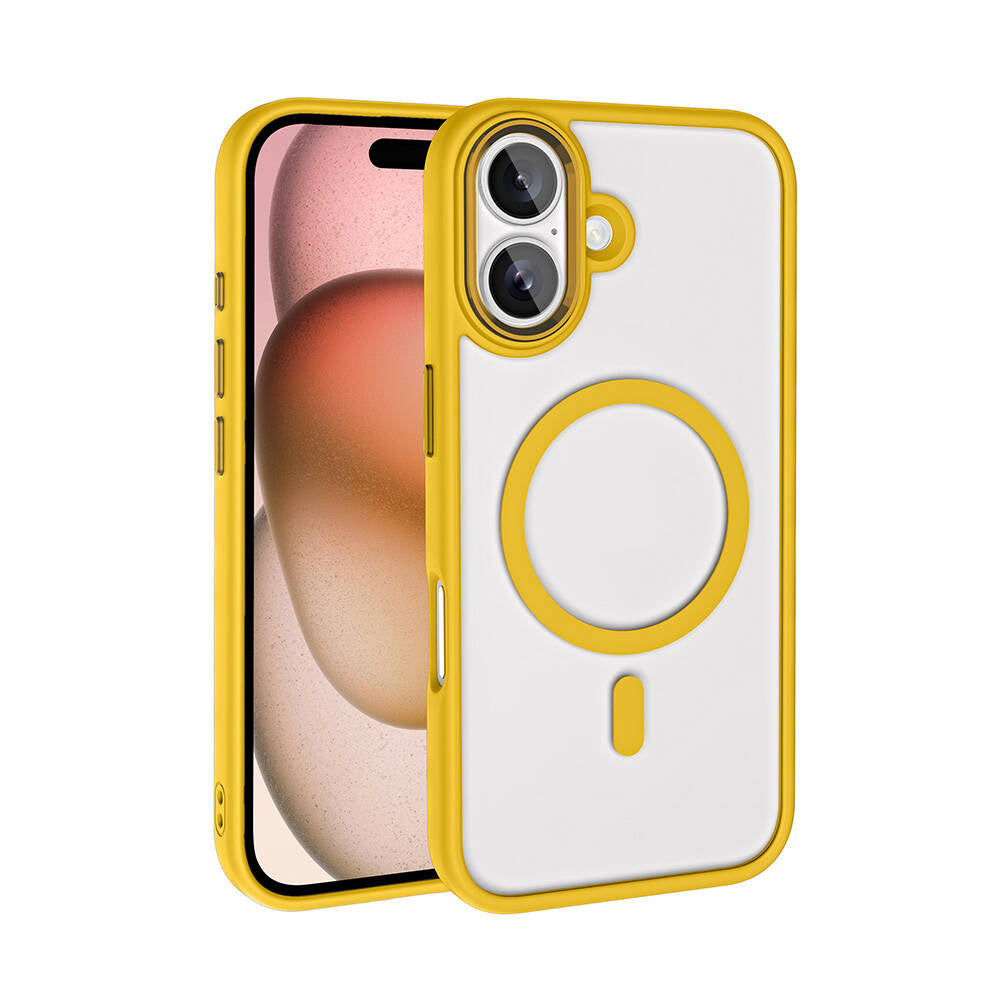 NEW-iPhone 16 Hyaline Kılıf MagSafe Özellikli
