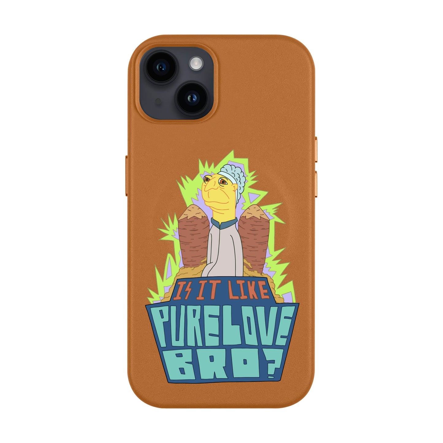 PURE LOVE-iPhone 14 Plus Leather Kılıf MagSafe Özellikli
