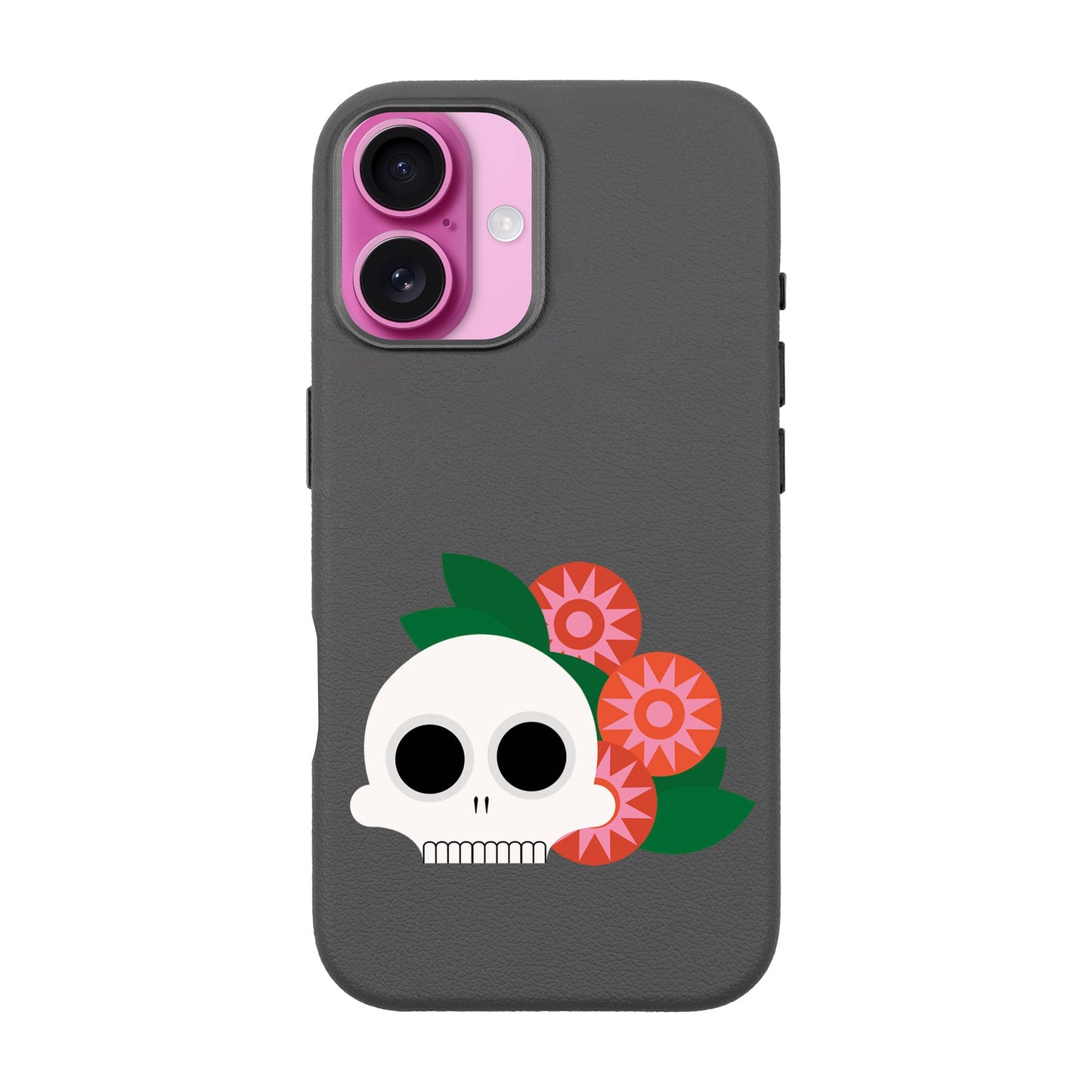 MEMENTO BLOOM-iPhone 16 Leather Premium Kılıf MagSafe Özellikli
