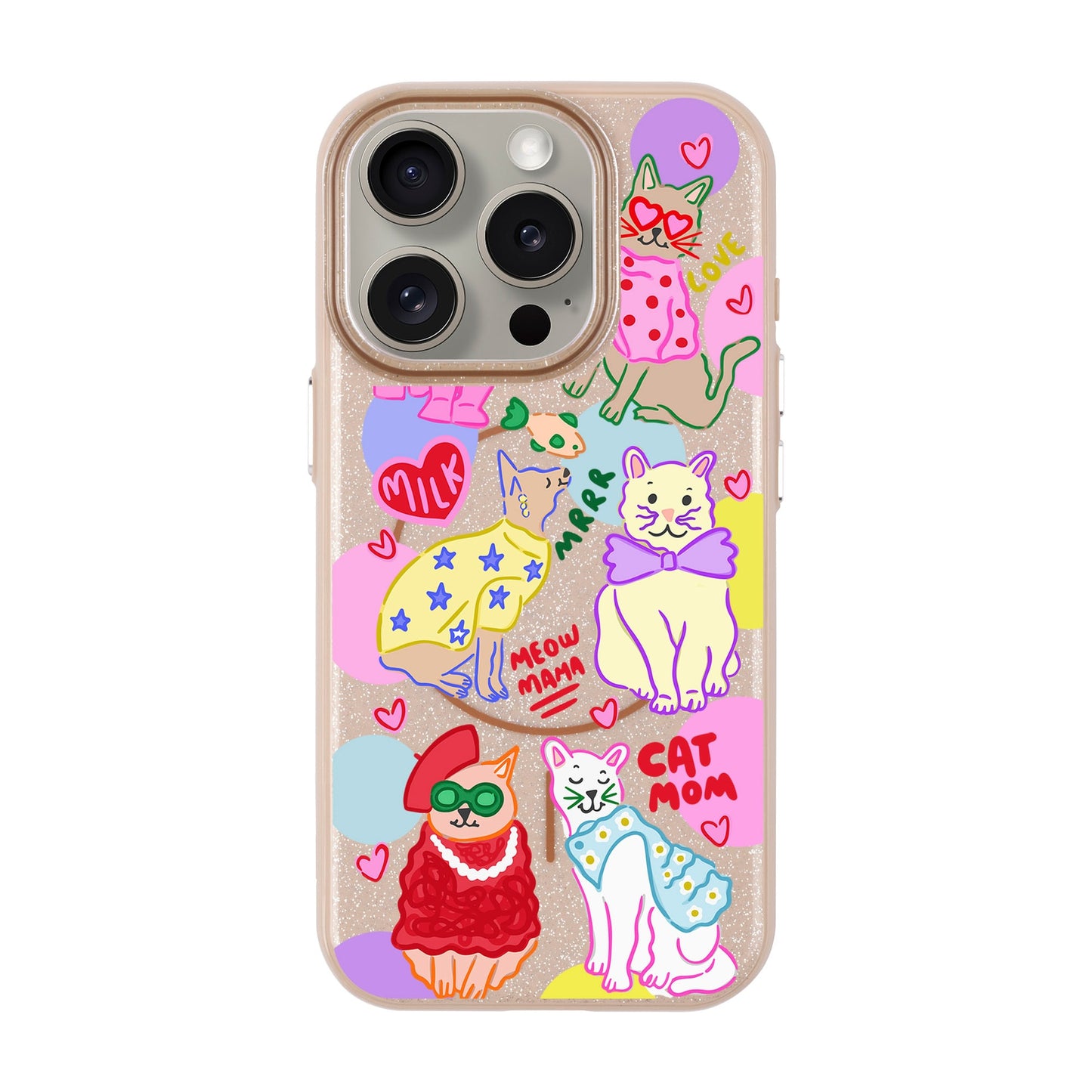 CAT MOM-iPhone 15 Pro Radiant Kılıf MagSafe Özellikli