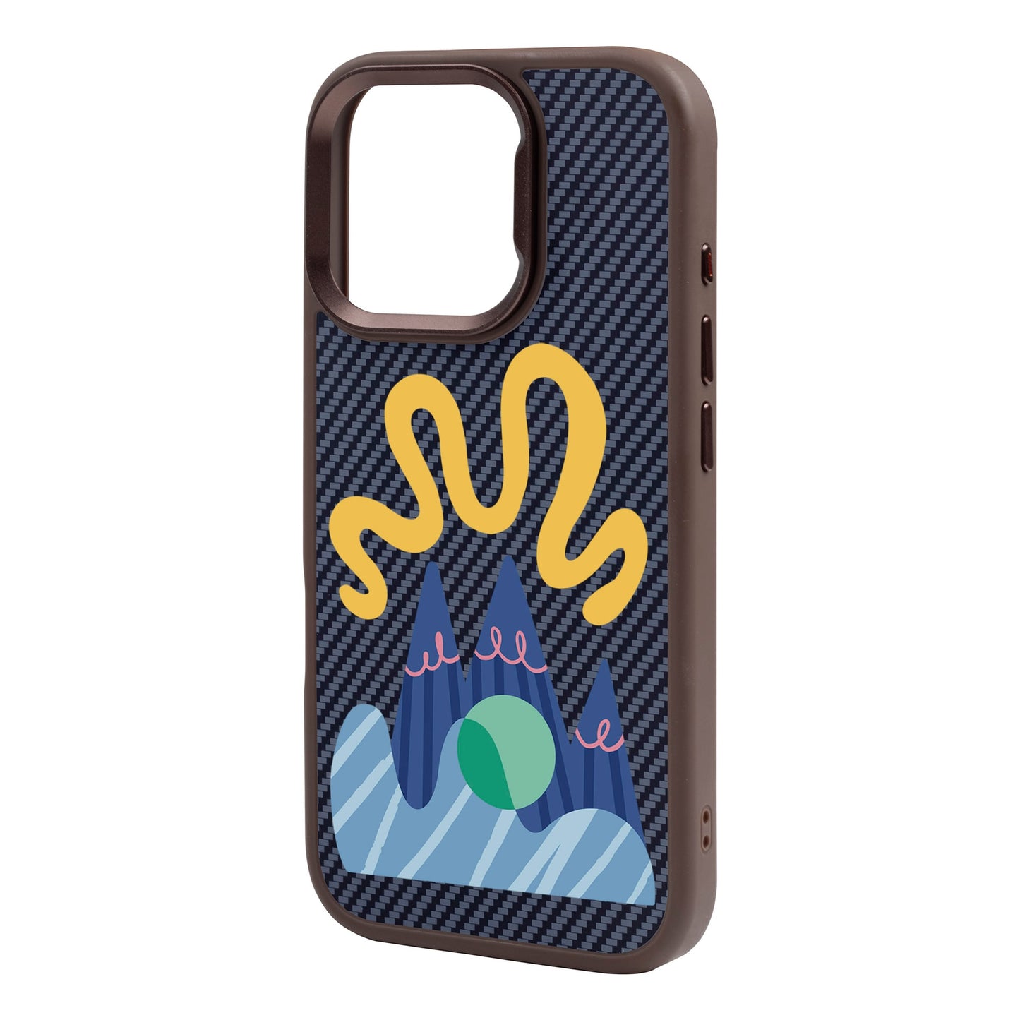 MOUNTAIN-iPhone 16 Pro Max Plaid Kılıf MagSafe Özellikli