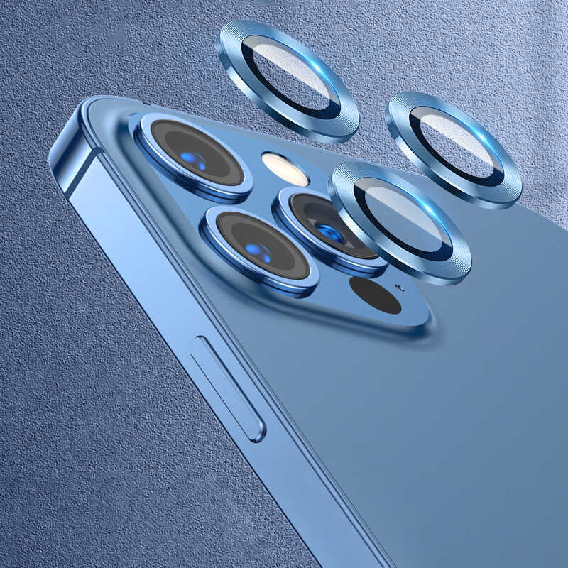 Apple iPhone 12 Pro Max Shine Kamera Lens Koruyucu
