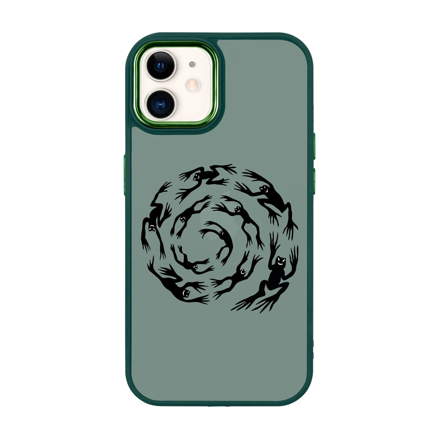 SWIRLING FROGS-iPhone 11 Proof Kılıf