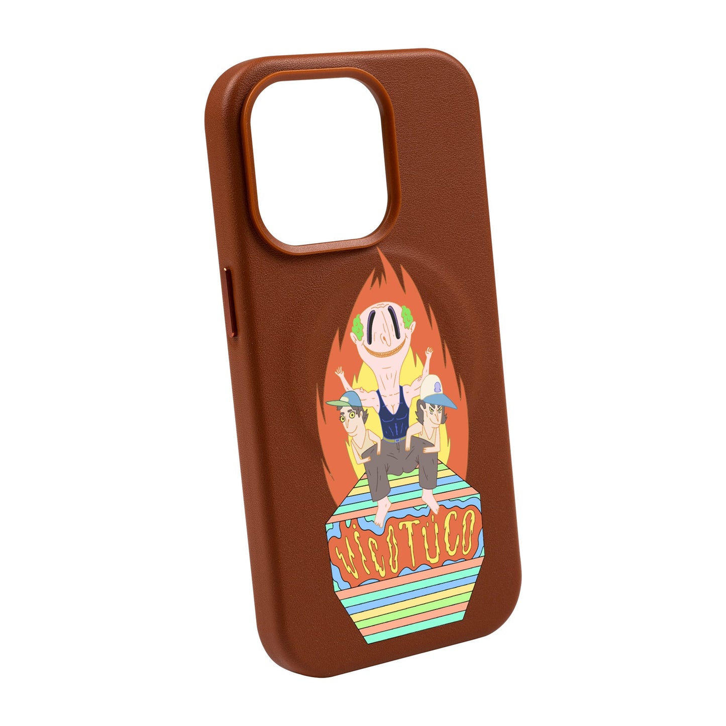 VİCOTÜCO ADAM-iPhone 14 Plus Leather Kılıf MagSafe Özellikli
