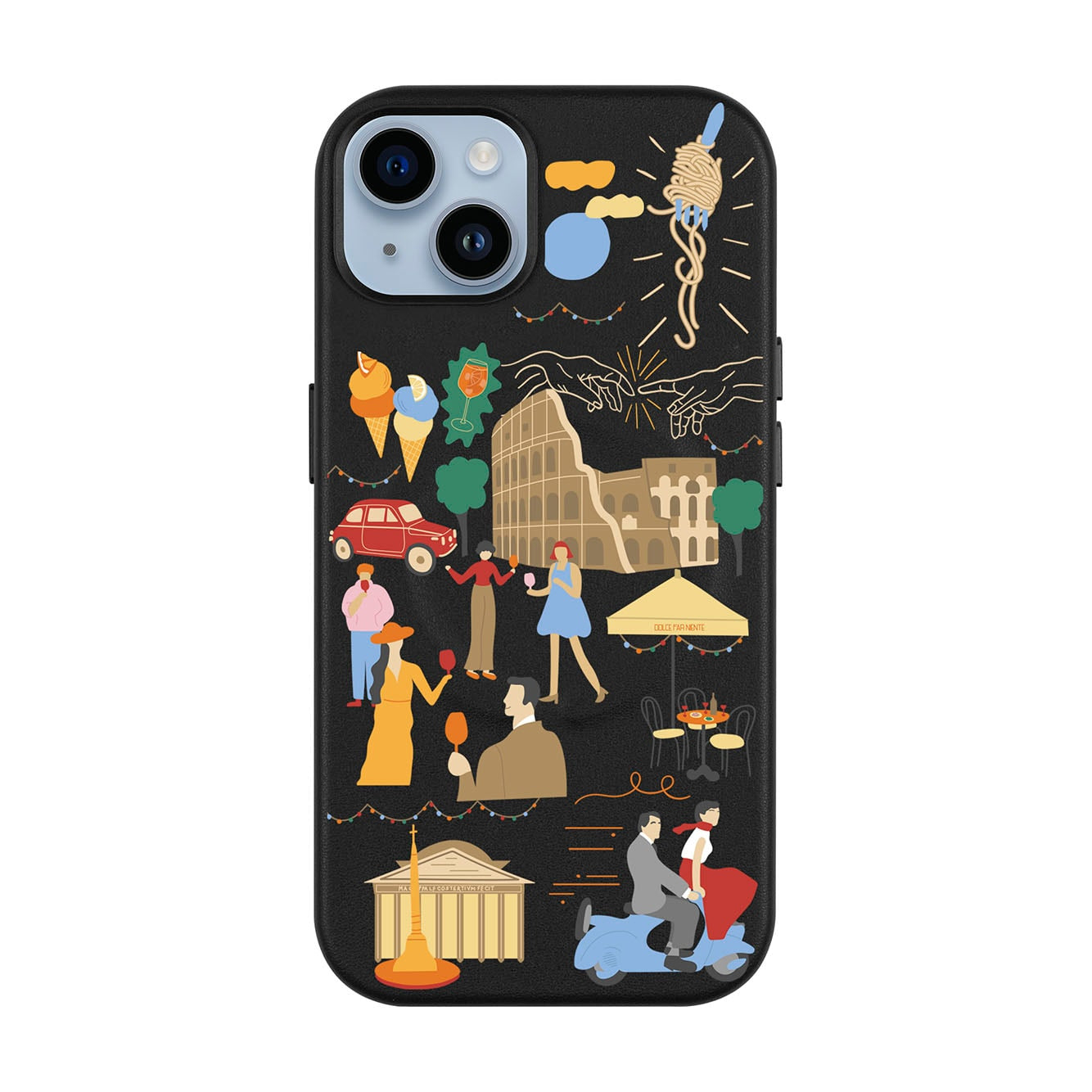 ROMA-iPhone 14 Plus Leather Kılıf MagSafe Özellikli