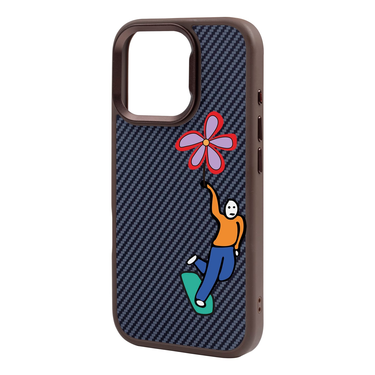 SKATEBOARDER-iPhone 16 Pro Max Plaid Kılıf MagSafe Özellikli