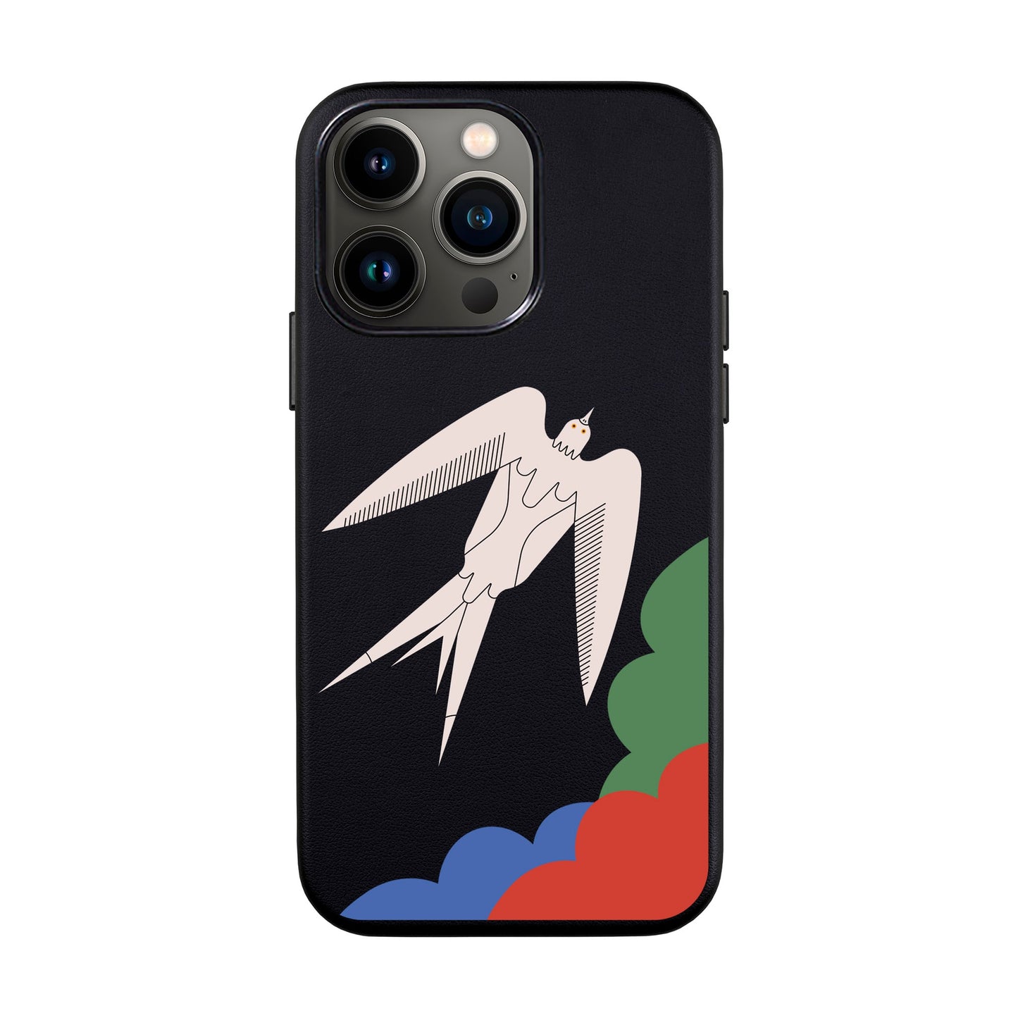 L’OISEAU LIBRE-iPhone 13 Pro Max Leather Kılıf