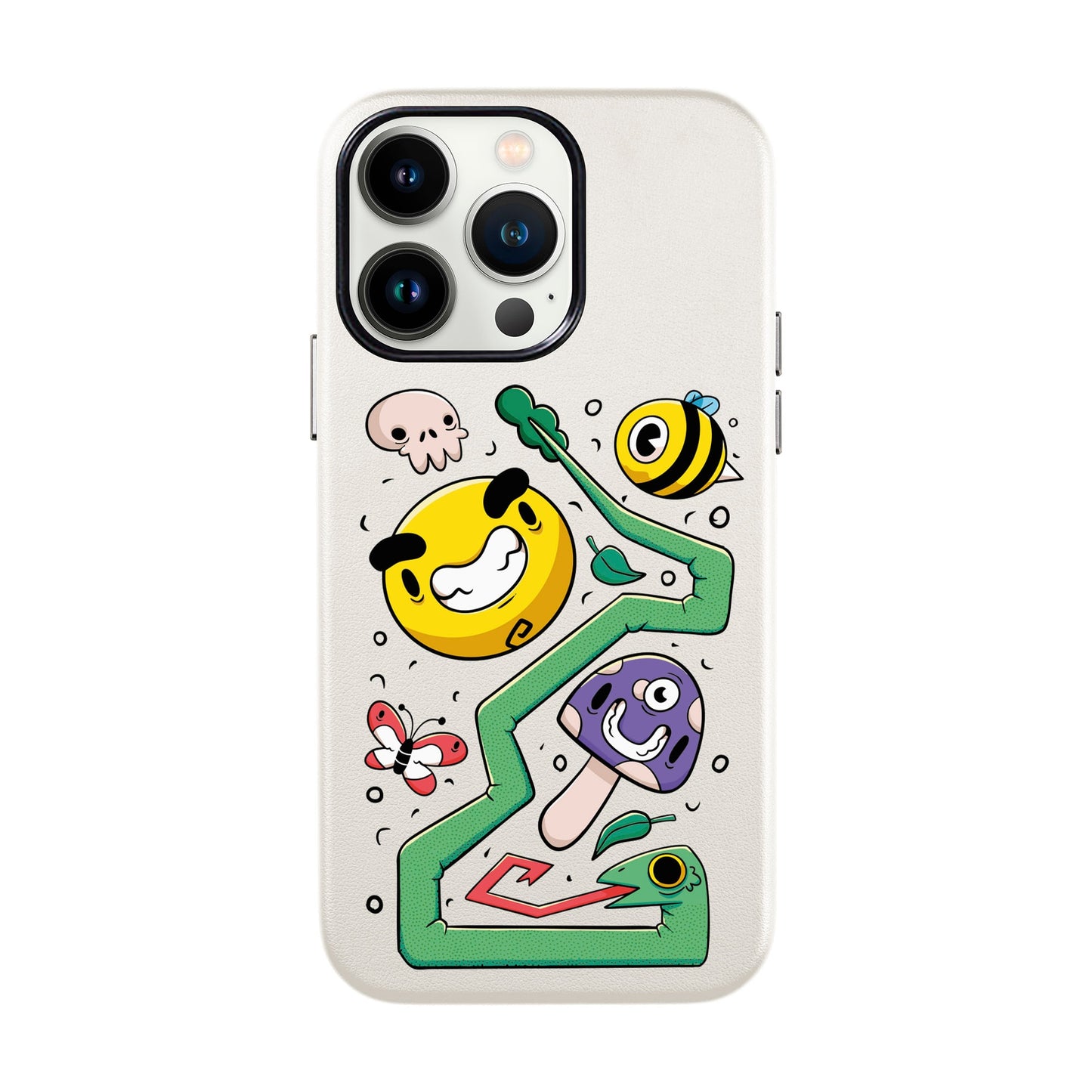 NADUR-iPhone 13 Pro Max Leather Kılıf