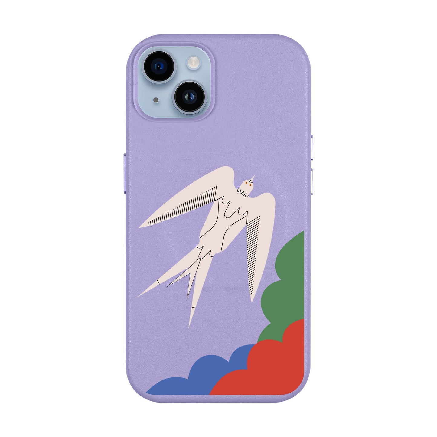 L’OISEAU LIBRE-iPhone 14 Plus Leather Kılıf MagSafe Özellikli