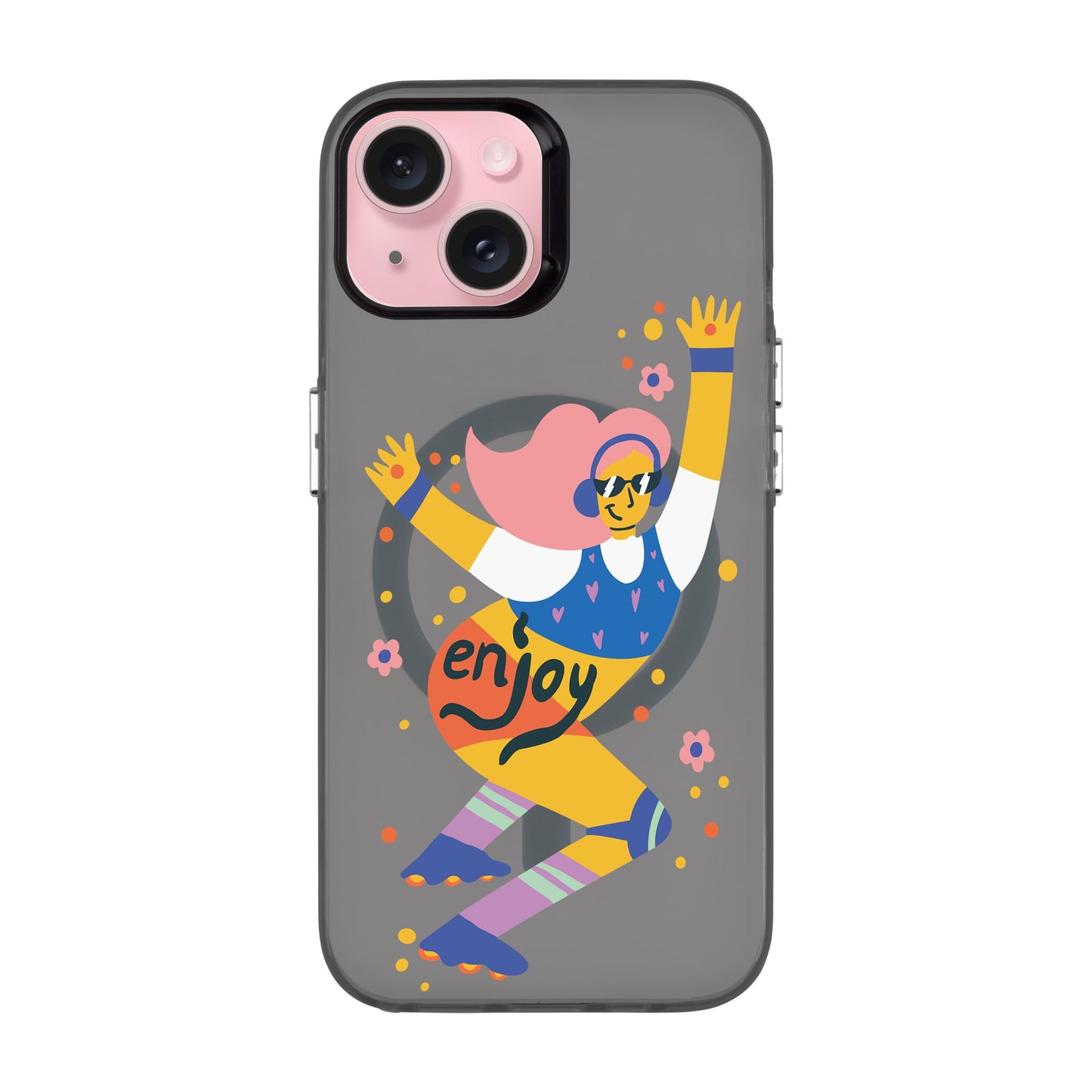 ENJOY-iPhone 15 Hold Kılıf MagSafe Özellikli