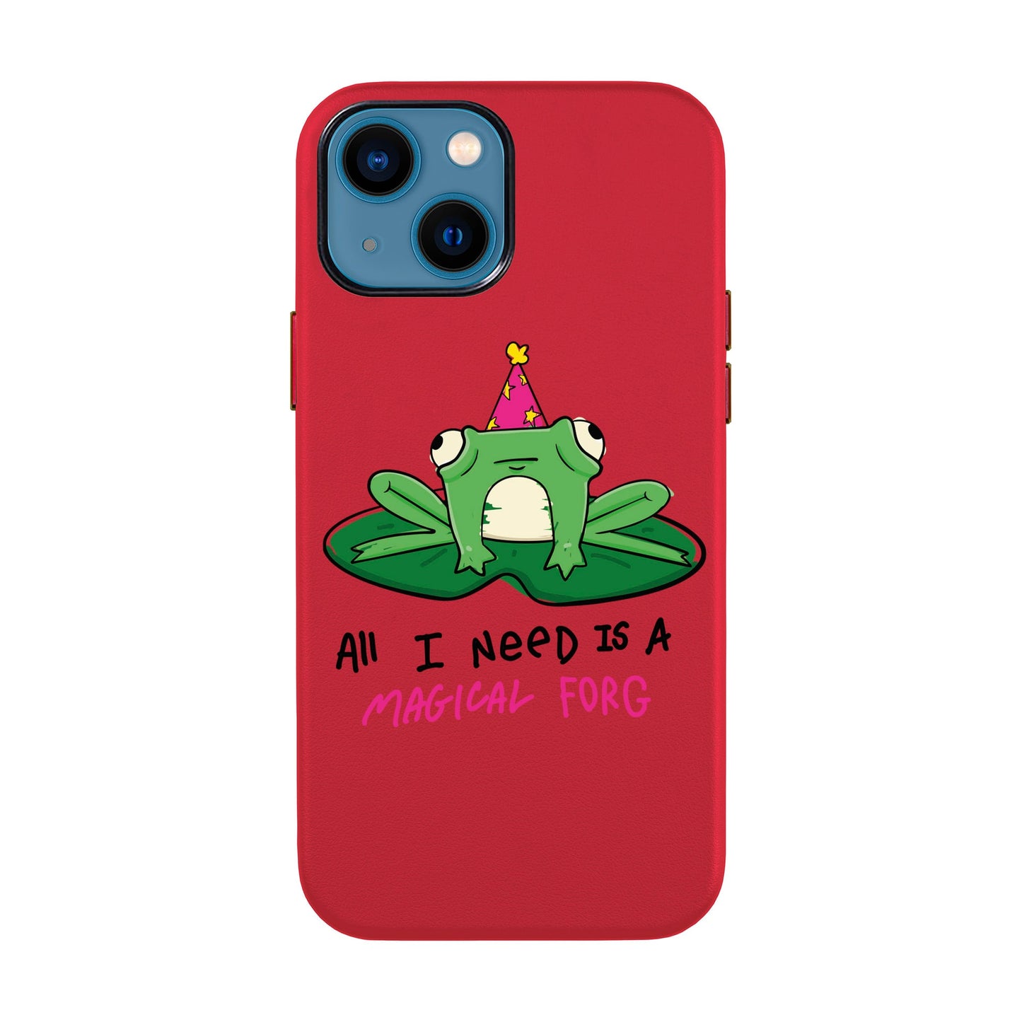 FORG-iPhone 14 Leather Kılıf