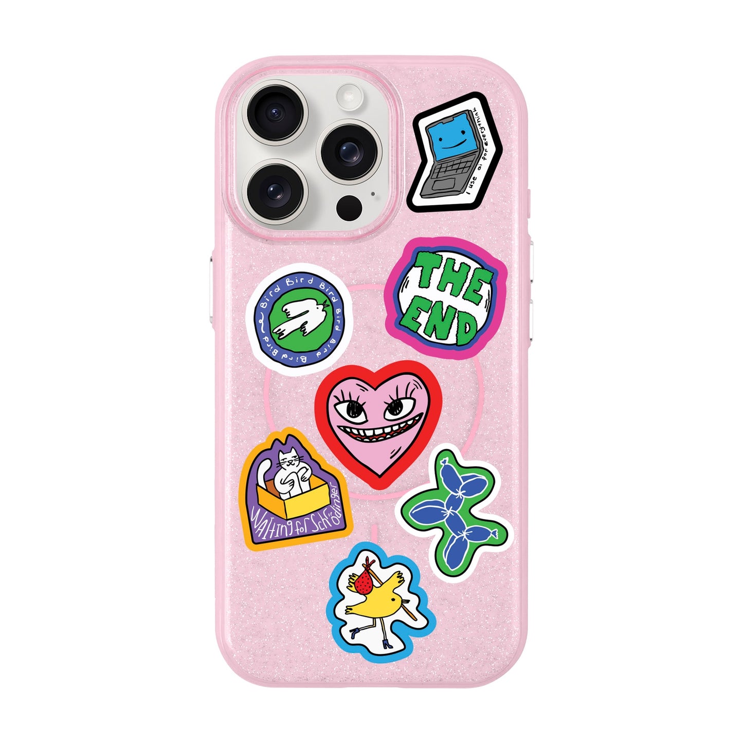 TŌTEN STICKERZ-iPhone 15 Pro Max Radiant Kılıf MagSafe Özellikli