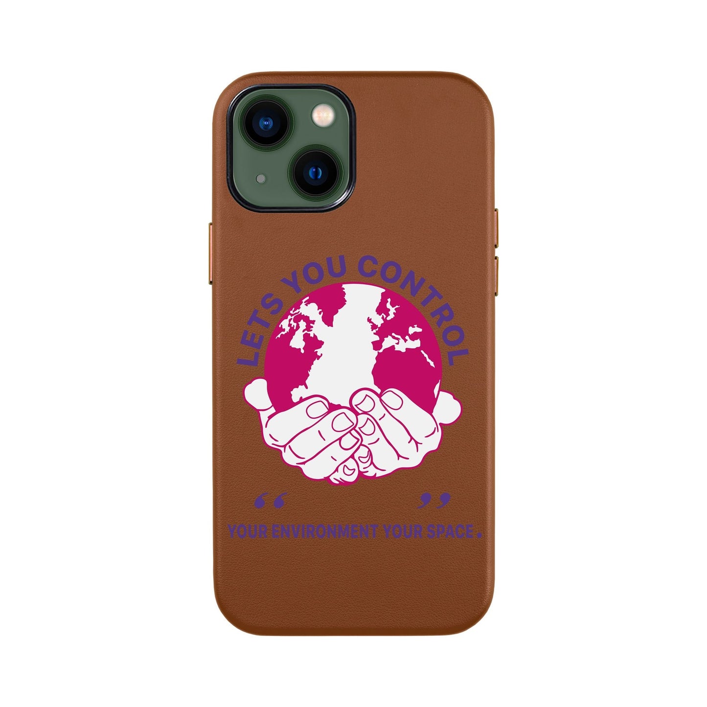 WORLD-iPhone 13 Mini Leather Kılıf
