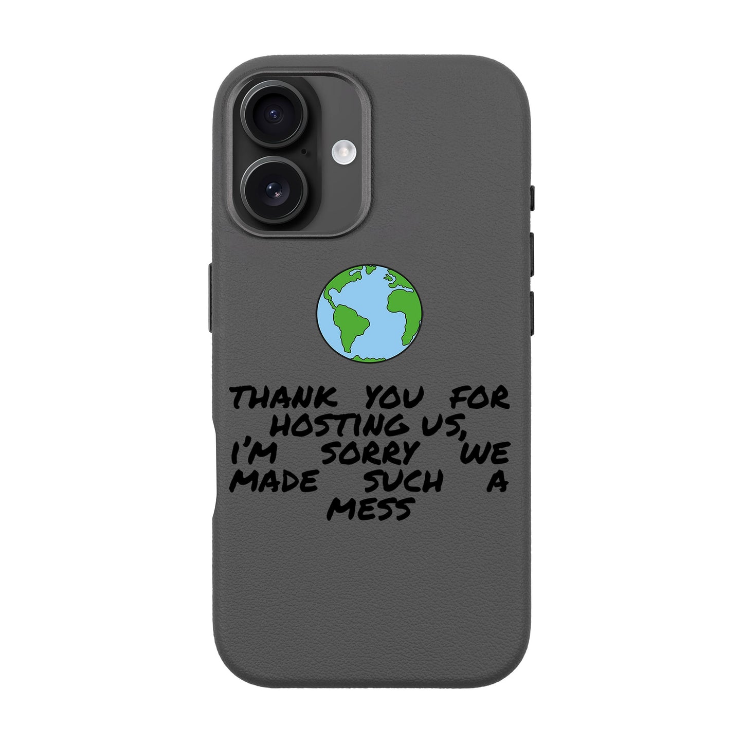 MESS-iPhone 16 Plus Leather Premium Kılıf MagSafe Özellikli