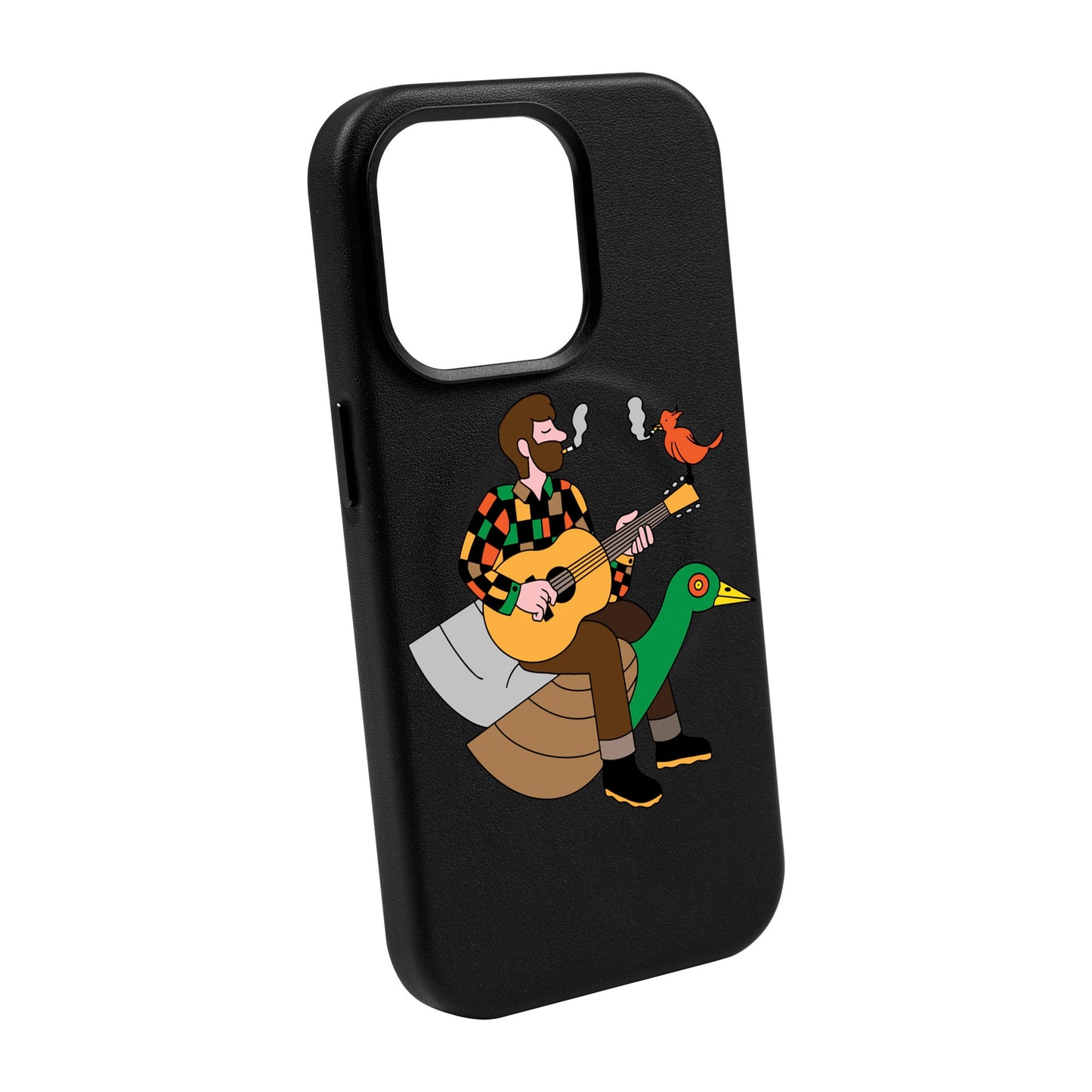 BIRDS OF A FEATHER-iPhone 14 Pro Max Leather Kılıf MagSafe Özellikli