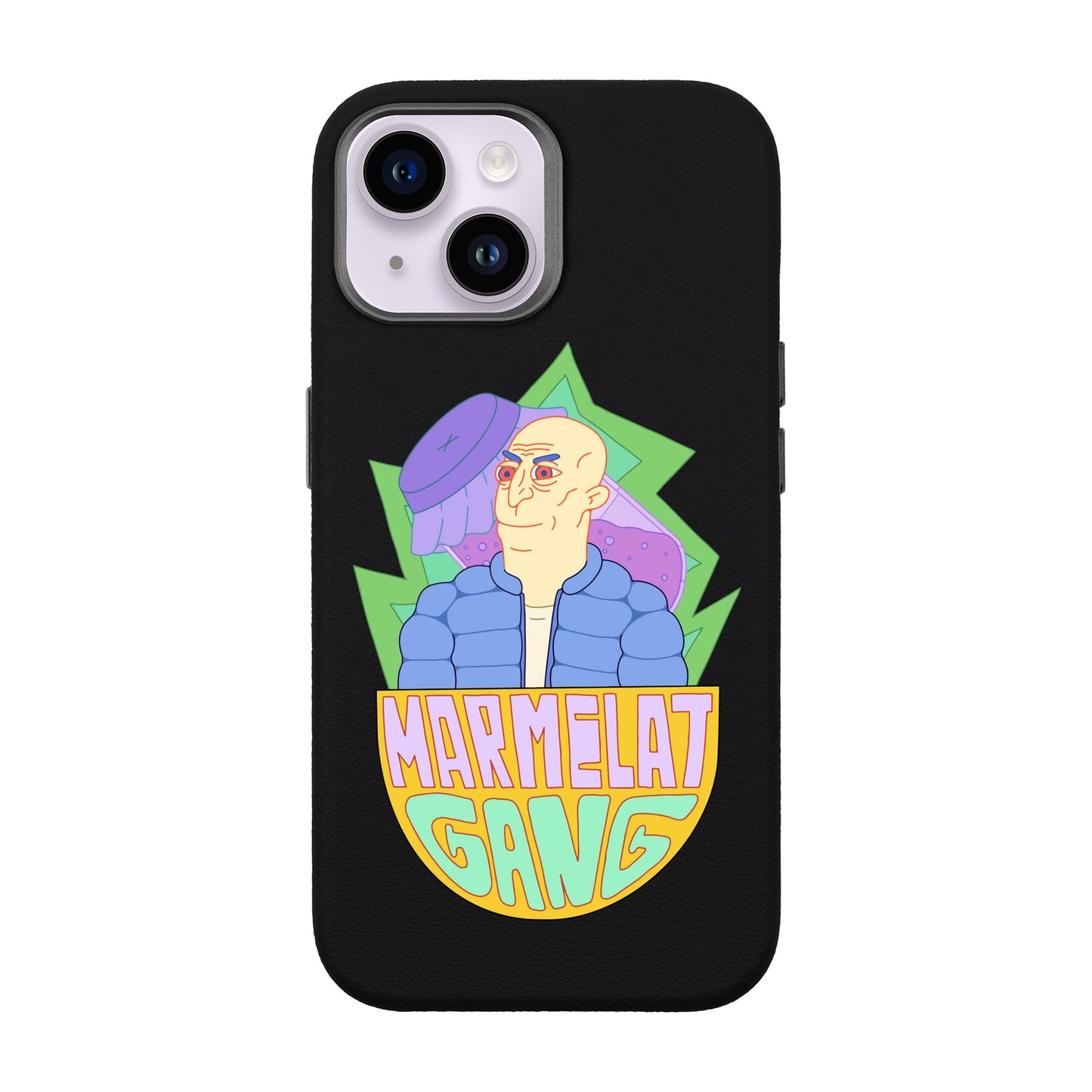 MARMELAT GANG-iPhone 13 Leather Premium Kılıf MagSafe Özellikli