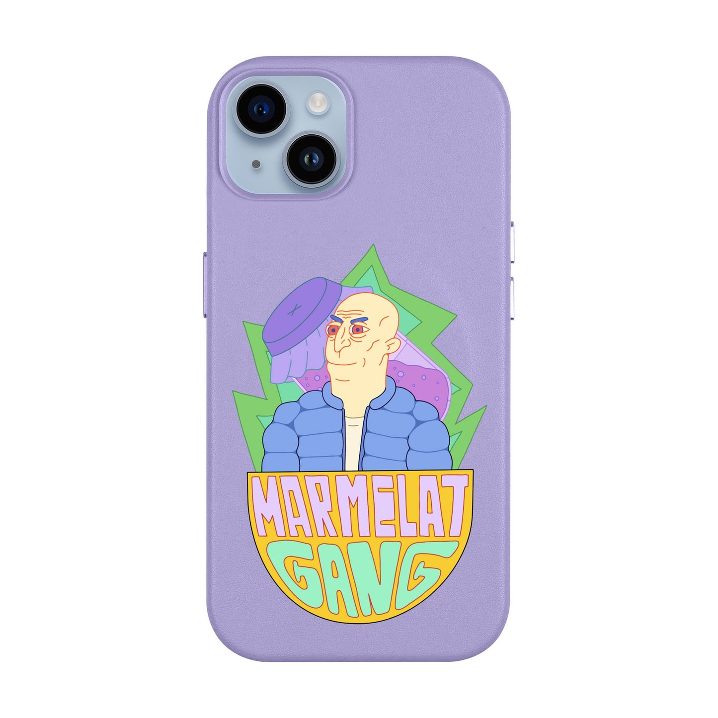 MARMELAT GANG-iPhone 14 Plus Leather Kılıf MagSafe Özellikli