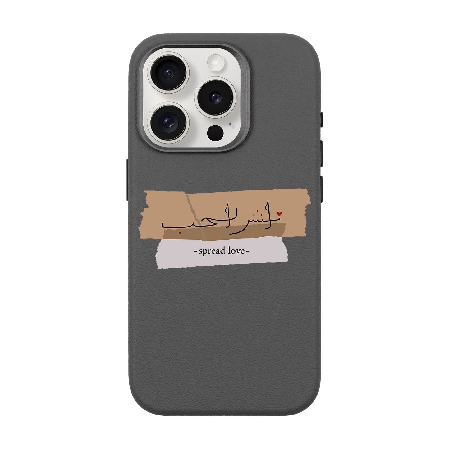 SPREAD LOVE-iPhone 15 Pro Leather Premium Kılıf MagSafe Özellikli