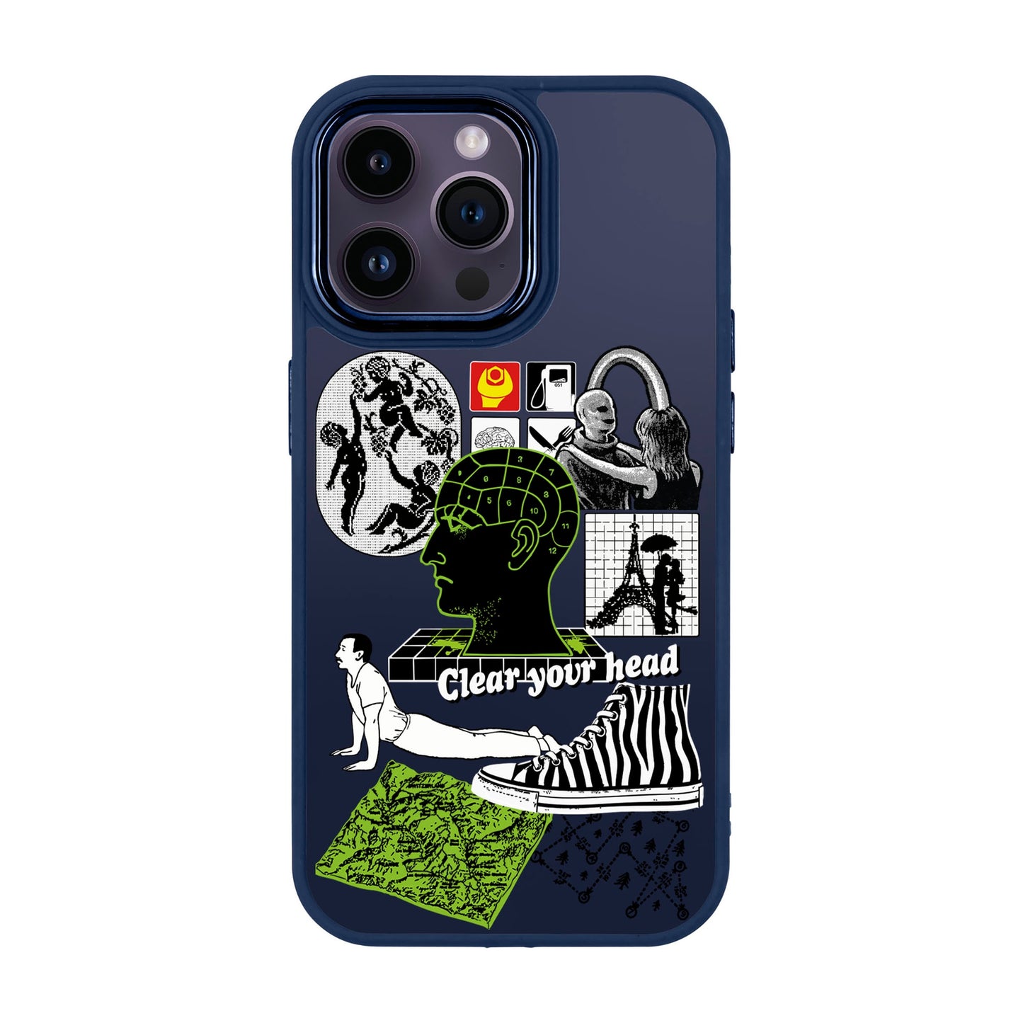 CLEAR YOUR HEAD-iPhone 14 Pro Max Proof Kılıf
